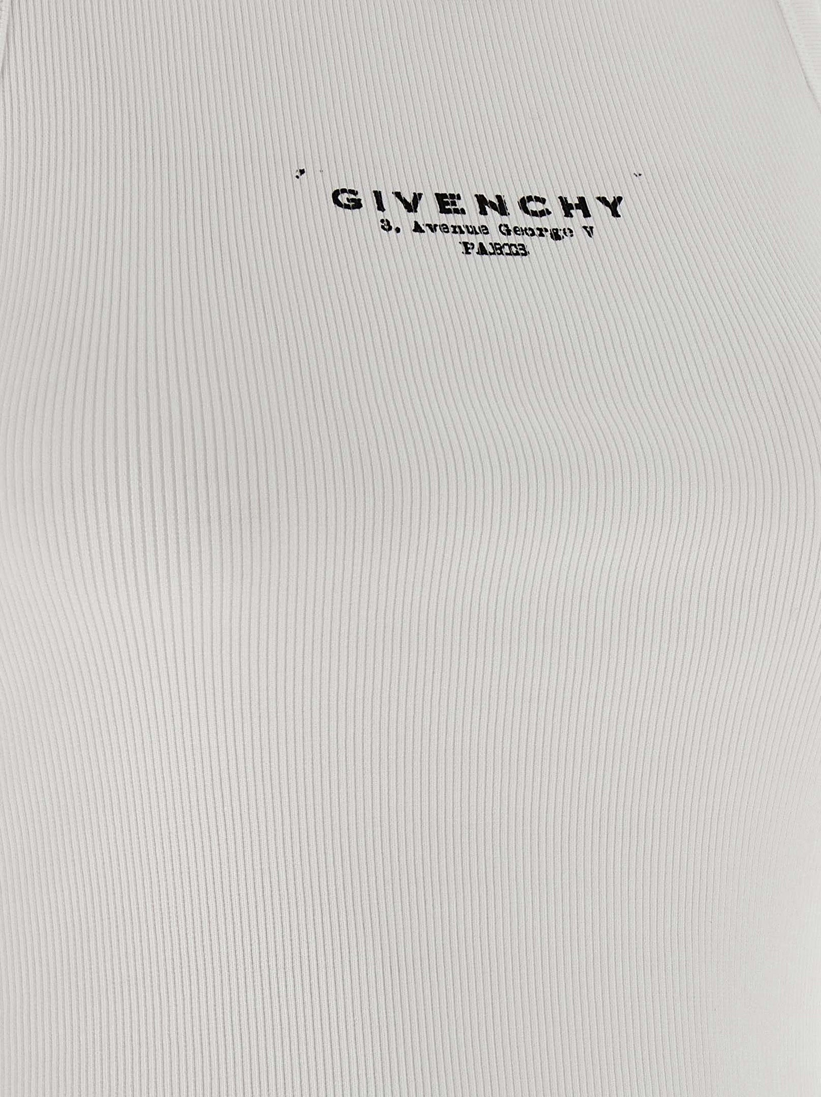 Givenchy Signature Detailing Graphic Sleeveless T-Shirt