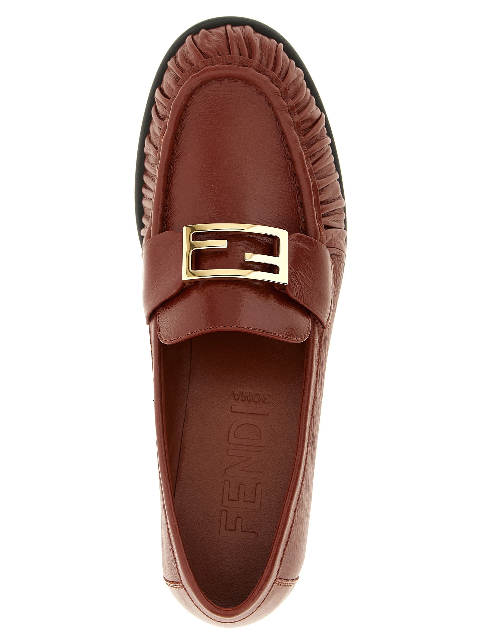 Fendi Baguette Nappa Exquisite Magnificent Loafers