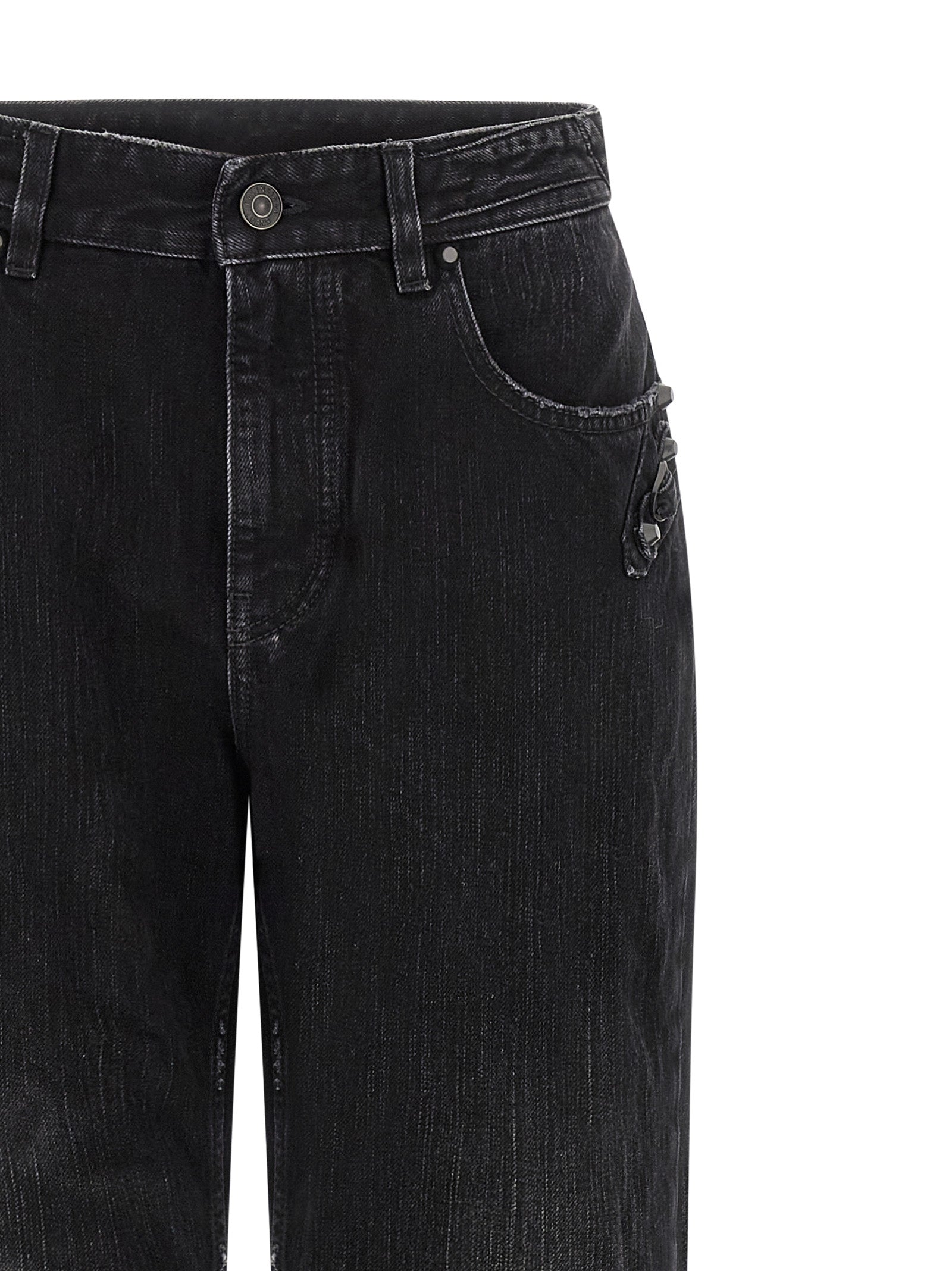 Balenciaga Le City Architectural Straight-Leg Jeans