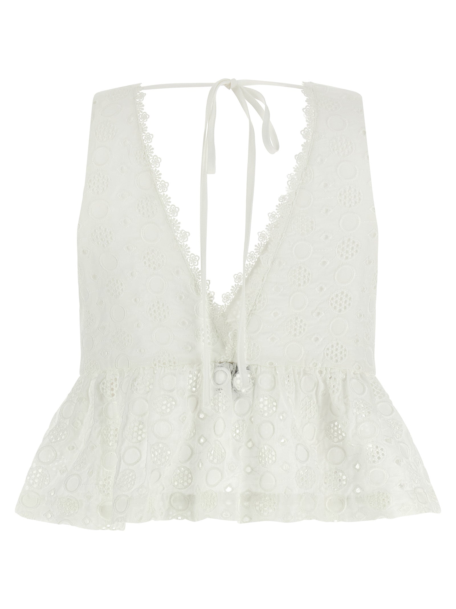 PINKO Kiersten Cropped Top Sleeveless