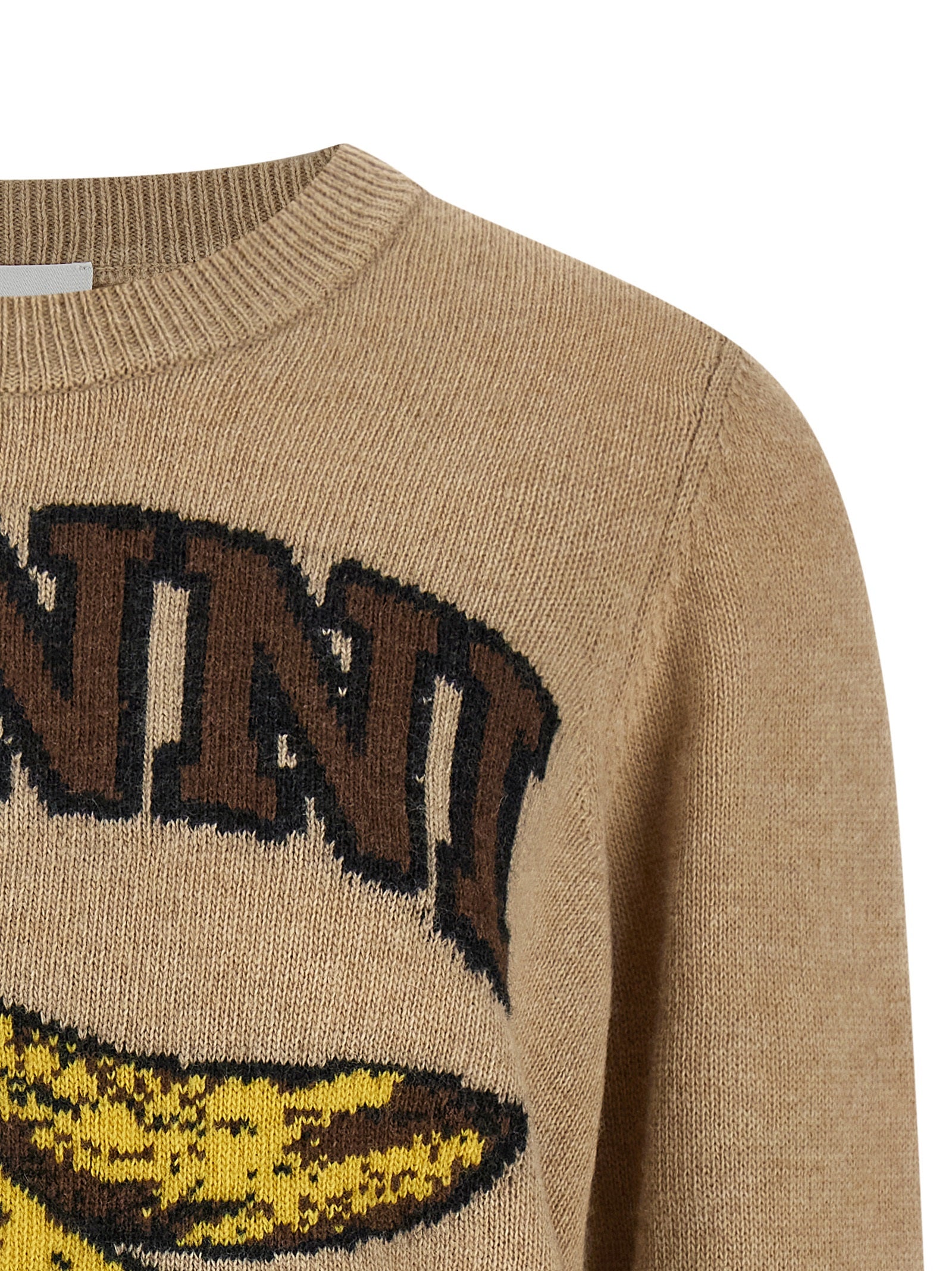 Ganni Banane Graphic Knitwear Ornamentation Cardigan