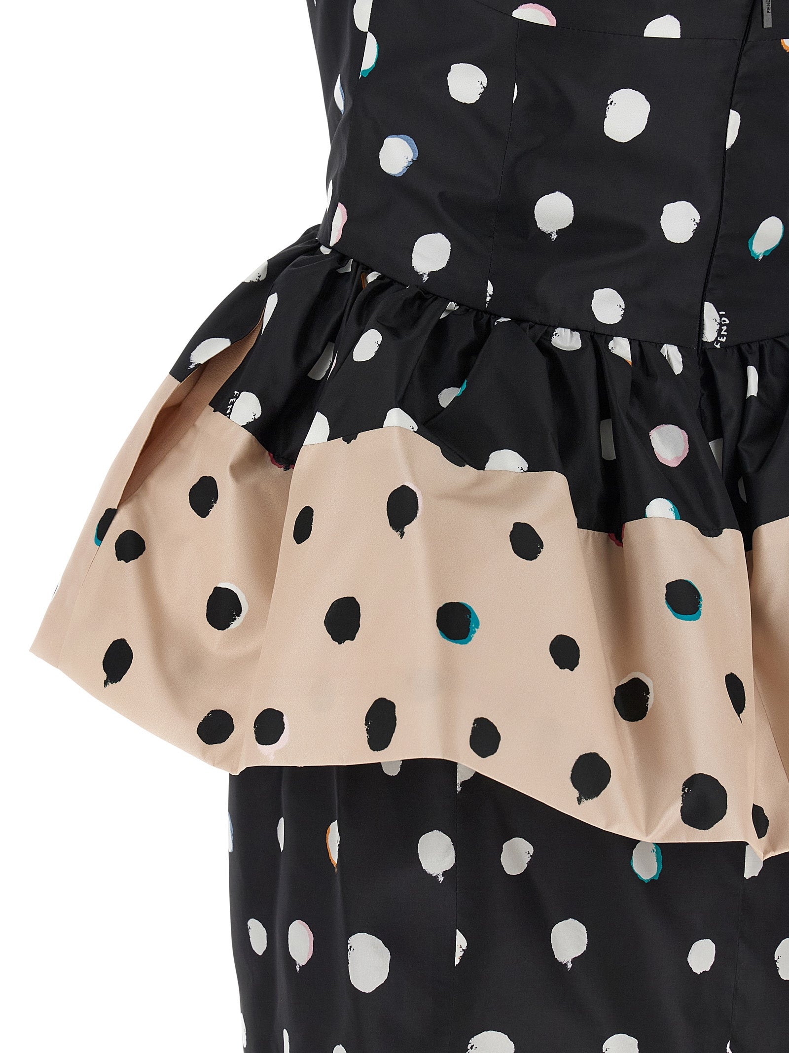 Fendi Falena Dots Street Dress