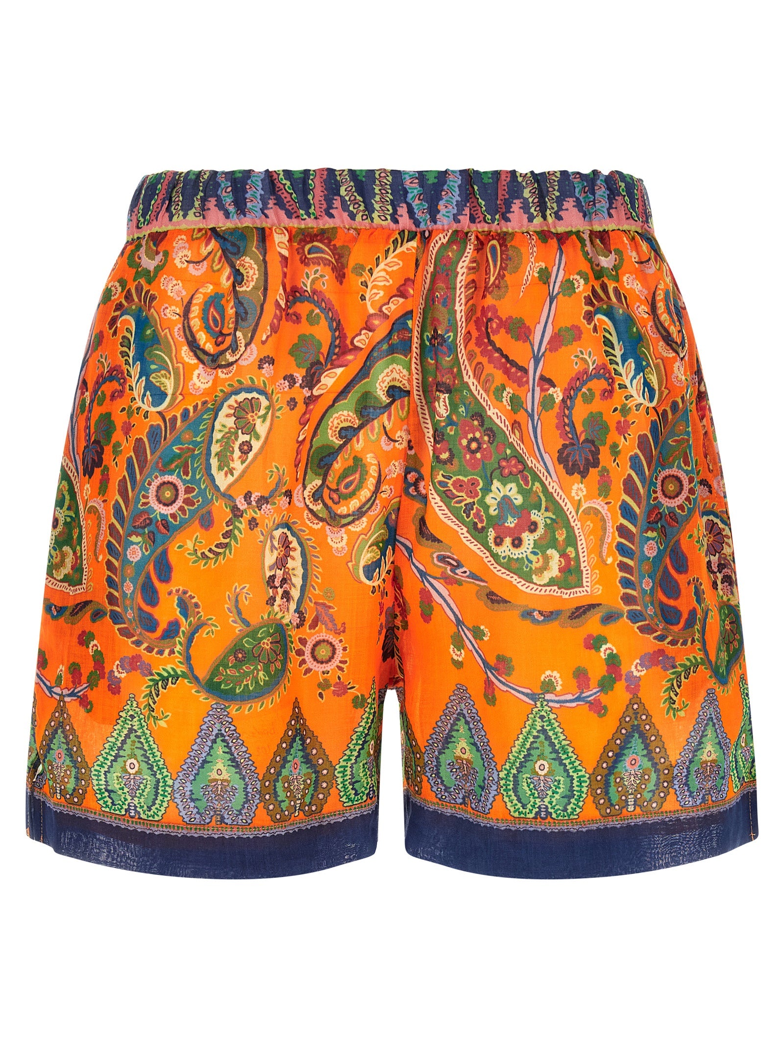 Etro Ramie Bermuda Shorts