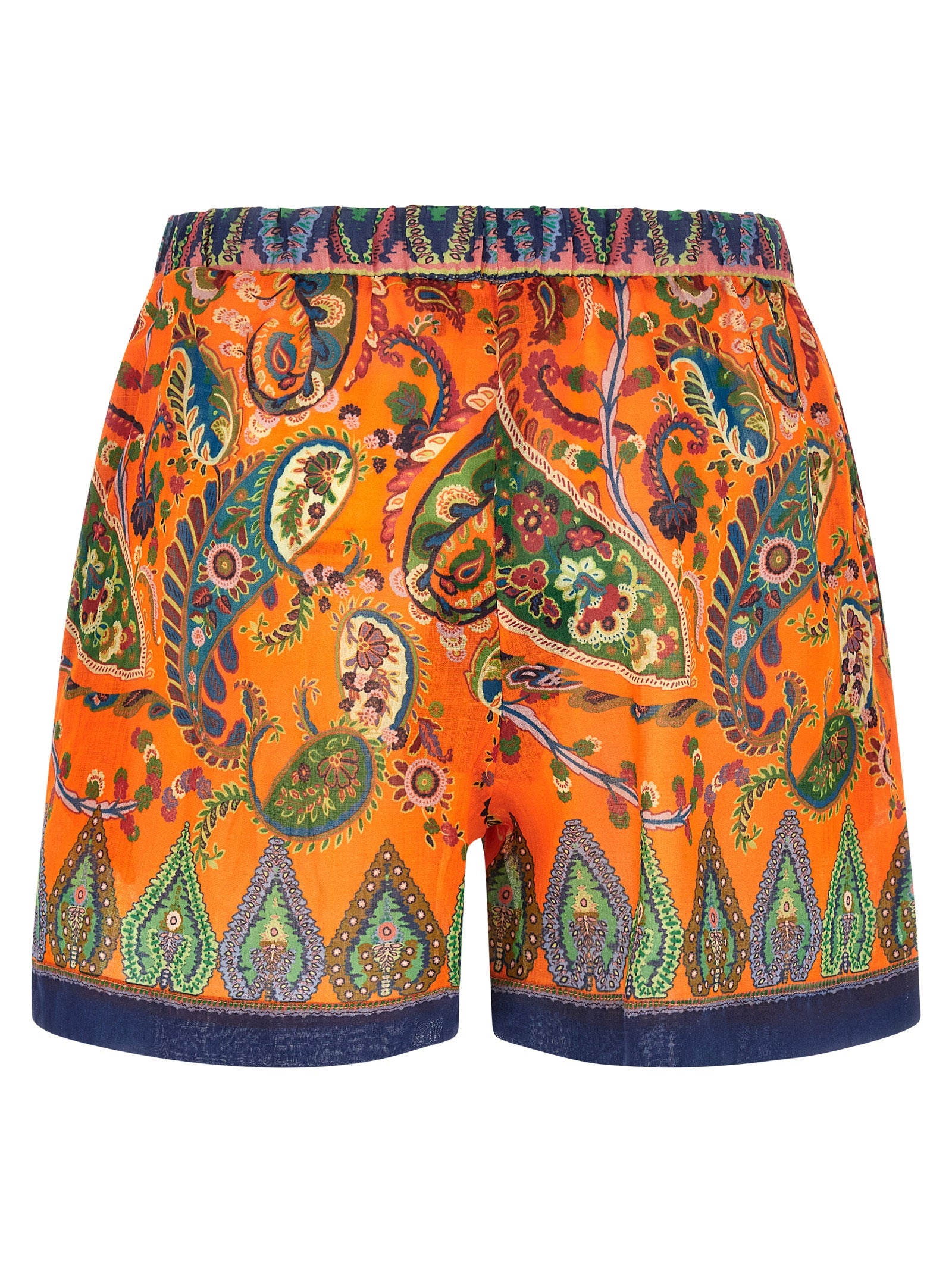 Etro Ramie Bermuda Shorts