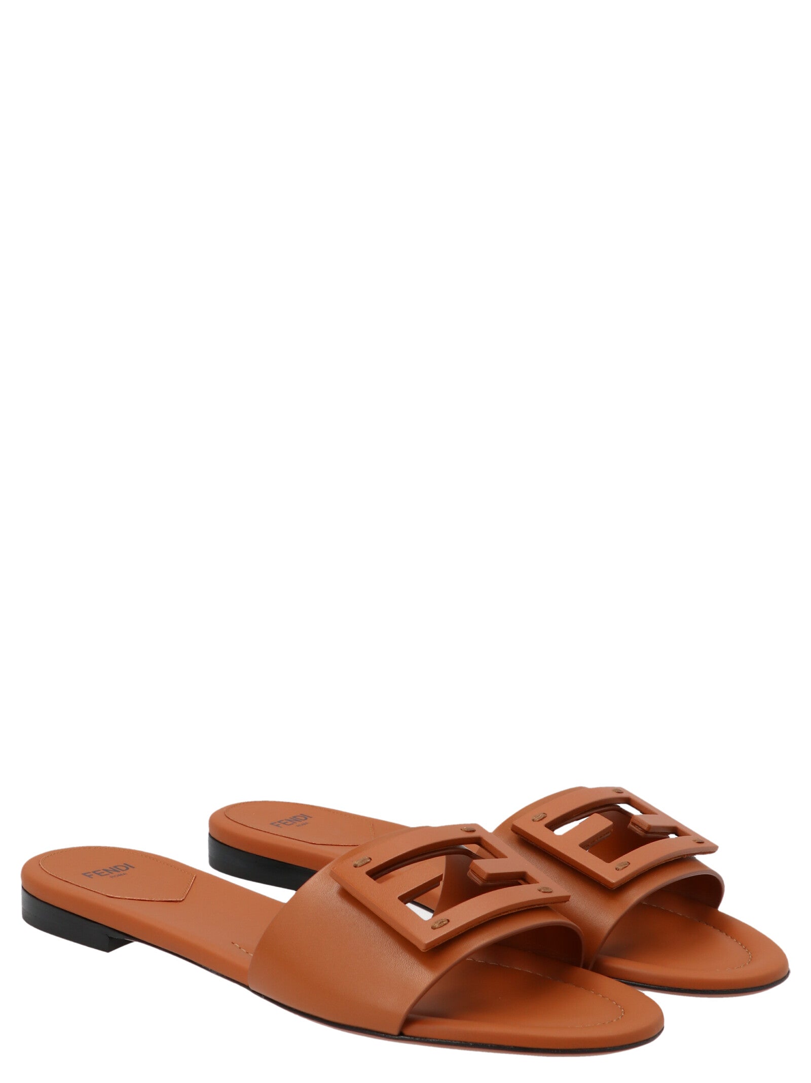 Fendi FF Baguette Logo Slides