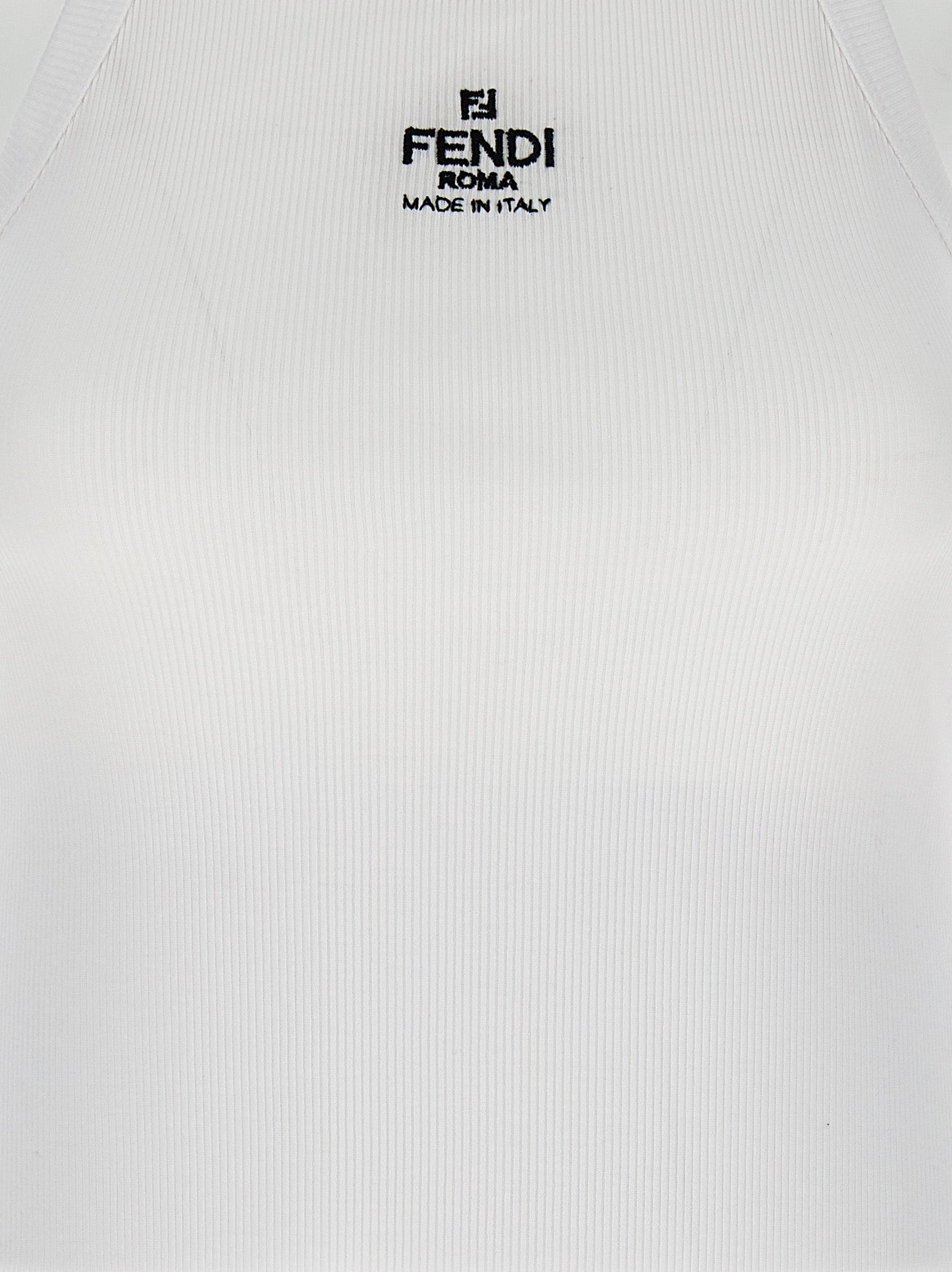 Fendi Grandiloquent Monogrammed Embroidered T Shirt