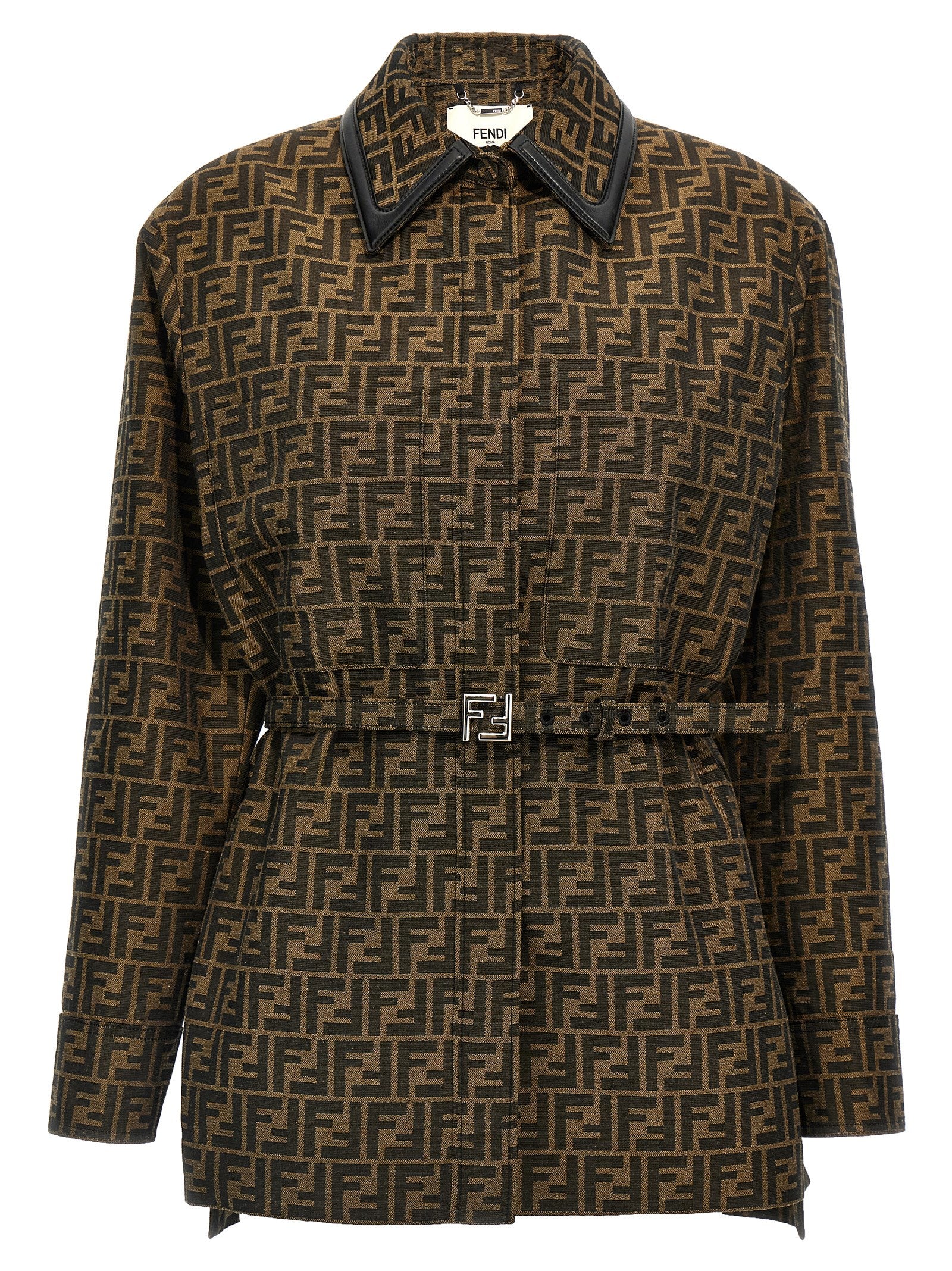 Fendi Allover Monogram Pattern Jacket