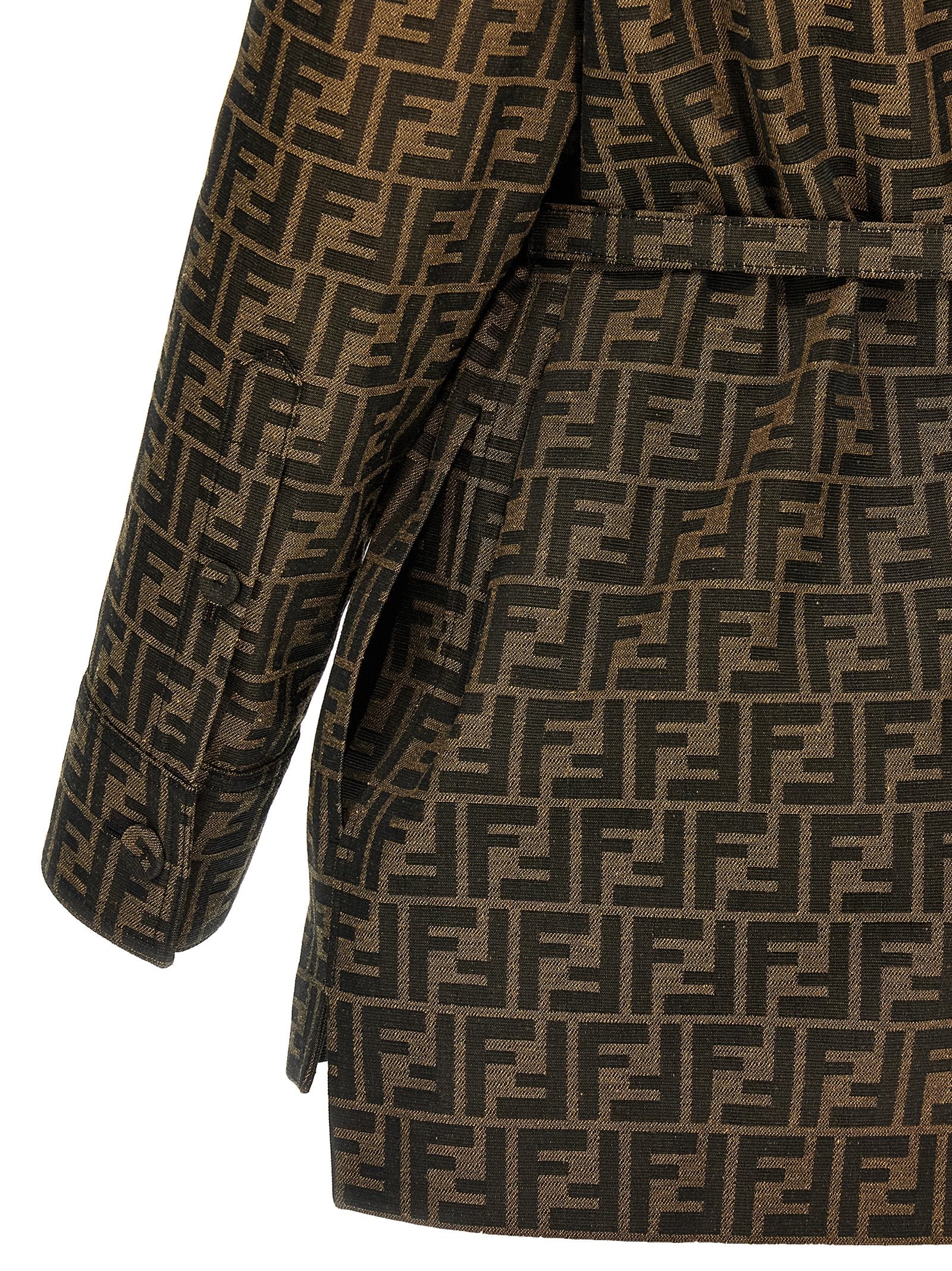 Fendi Allover Monogram Pattern Jacket