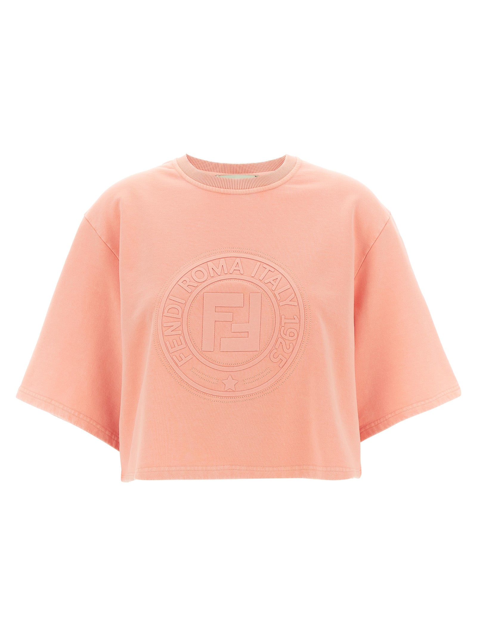 Fendi Roma Embroidered Logo Interlocking Sweatshirt