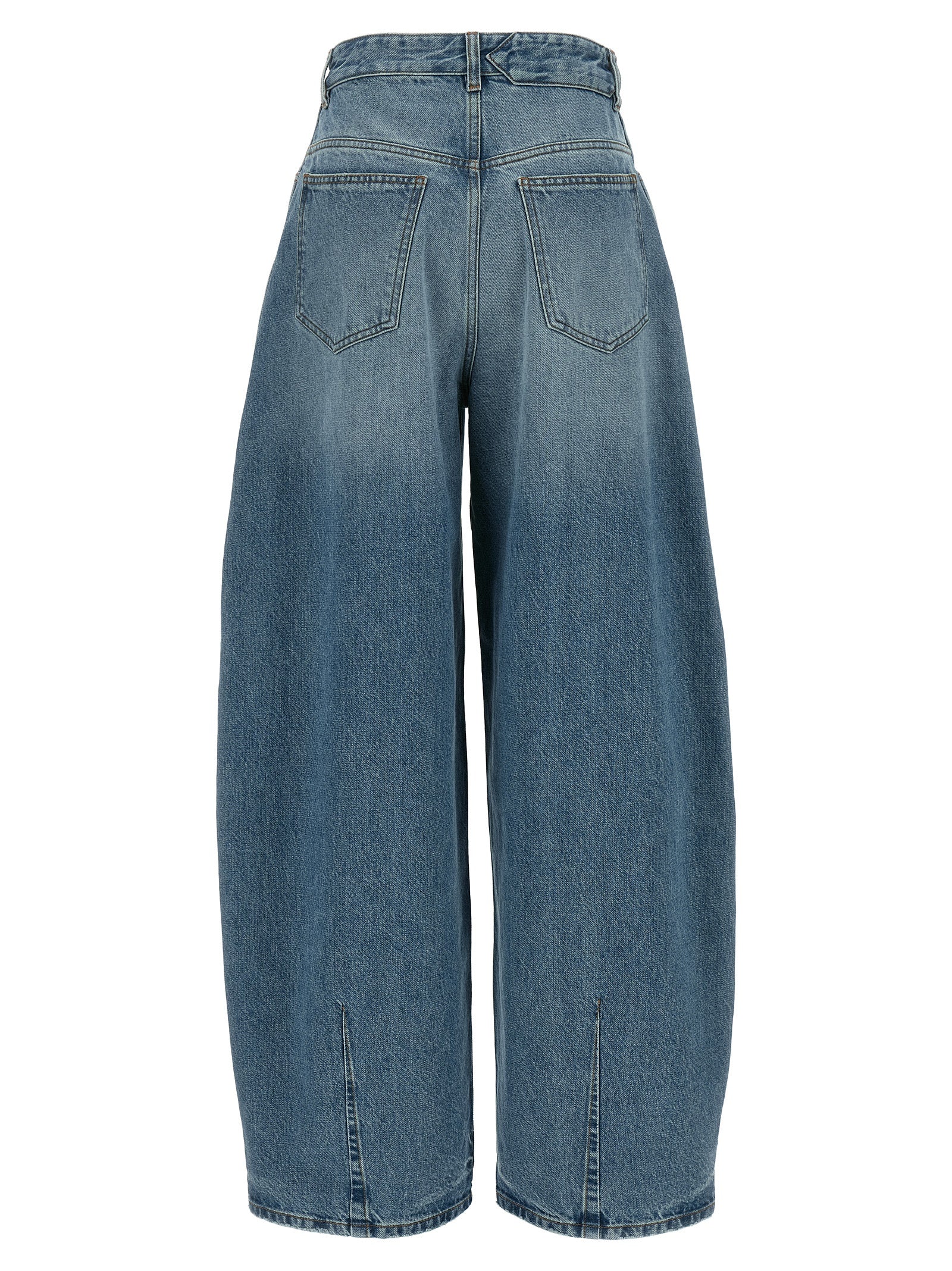 Jacquemus Le De-Nimes Ovalo High-Waisted Jeans