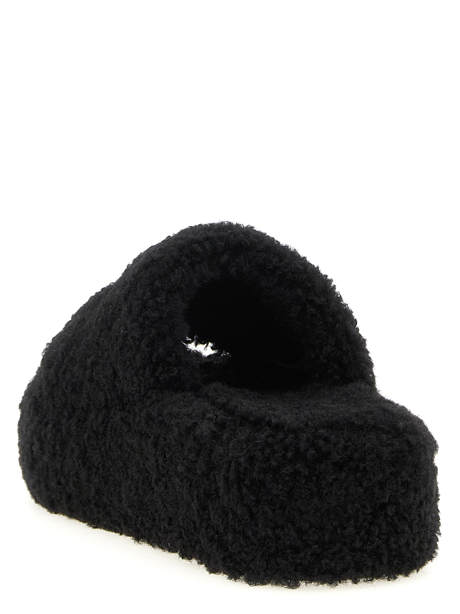 Balenciaga Furry Platform Political Logotype Slides