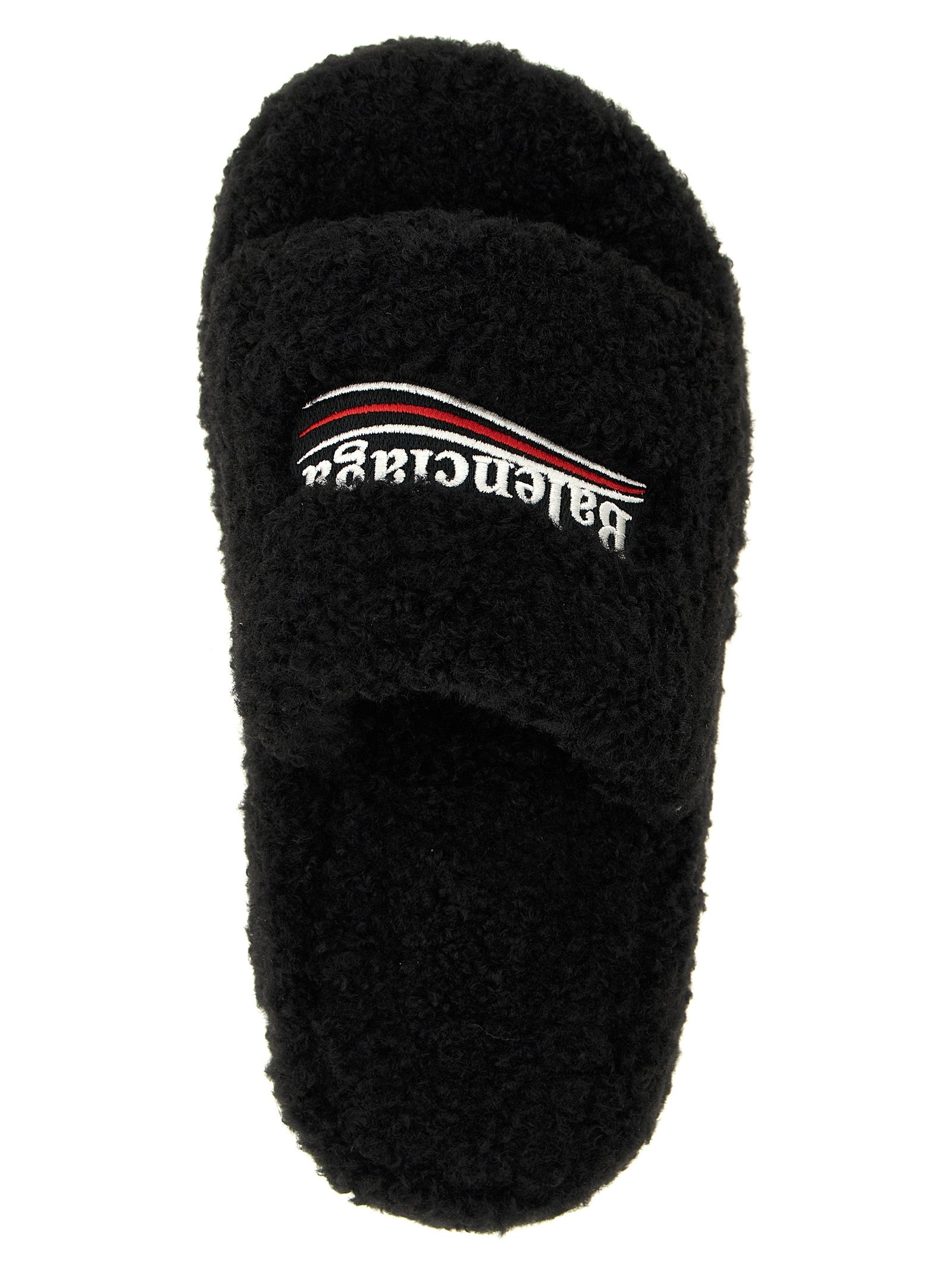 Balenciaga Furry Platform Political Logotype Slides