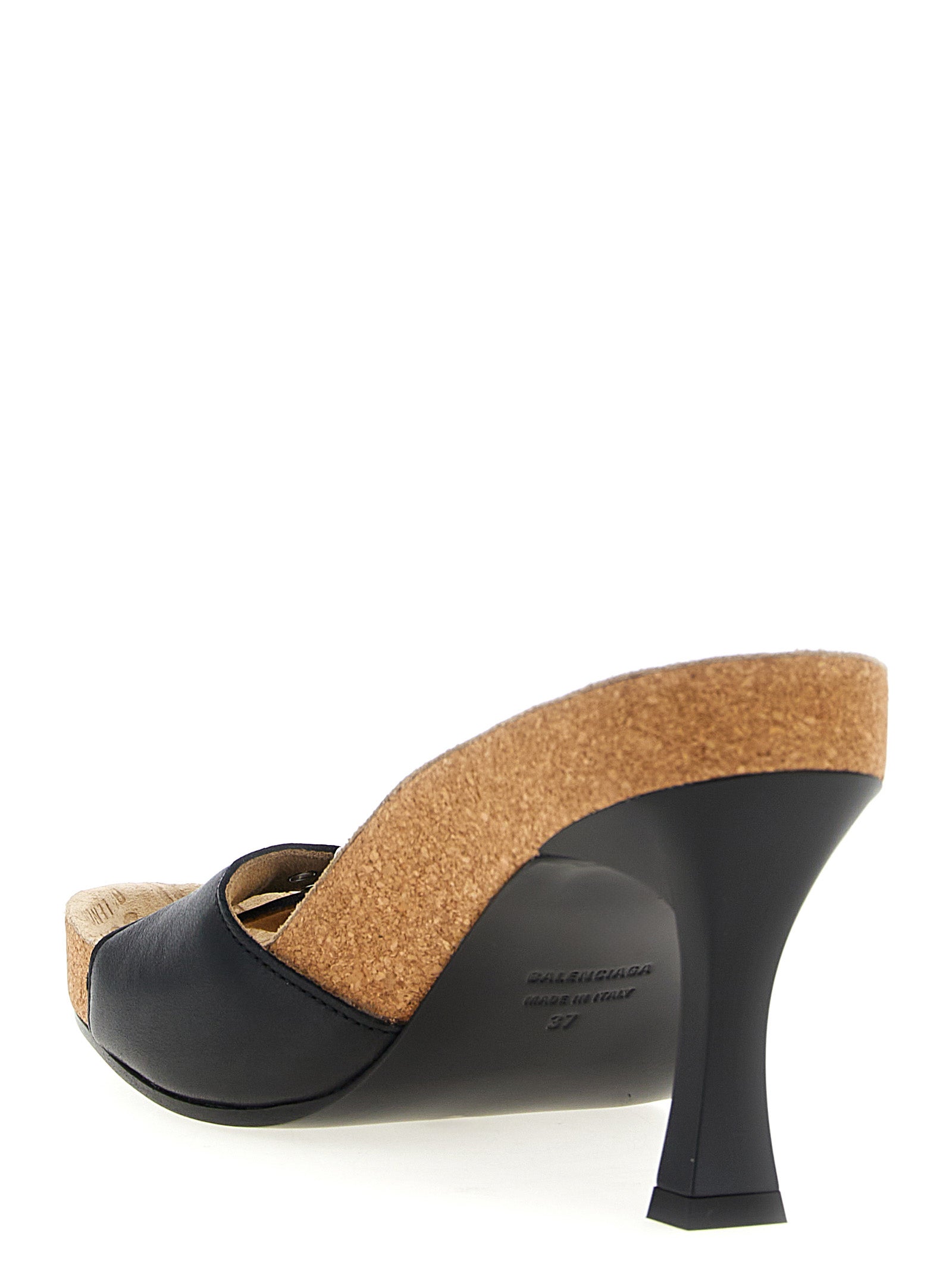 Balenciaga Stiletto Elongated Ankle Wraparound Sandals