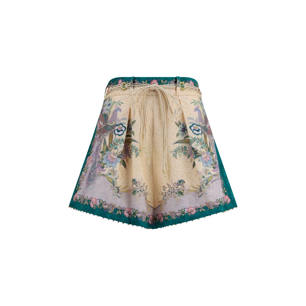 Zimmermann Indra Pleated Shorts Bermuda Shorts
