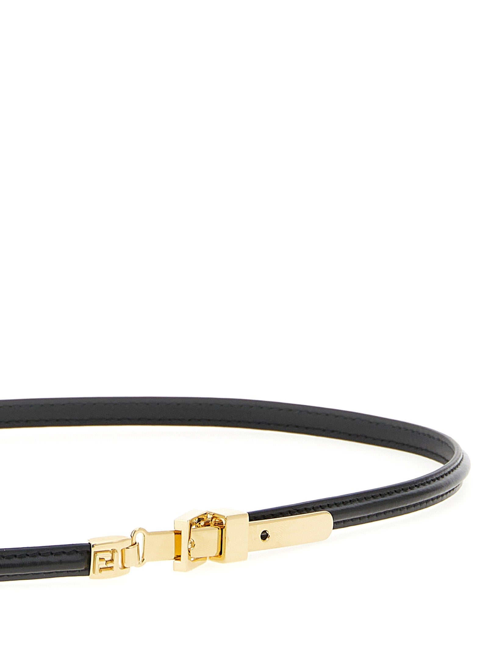 Fendi FFLogo Architectural Signature SlimLine Belt