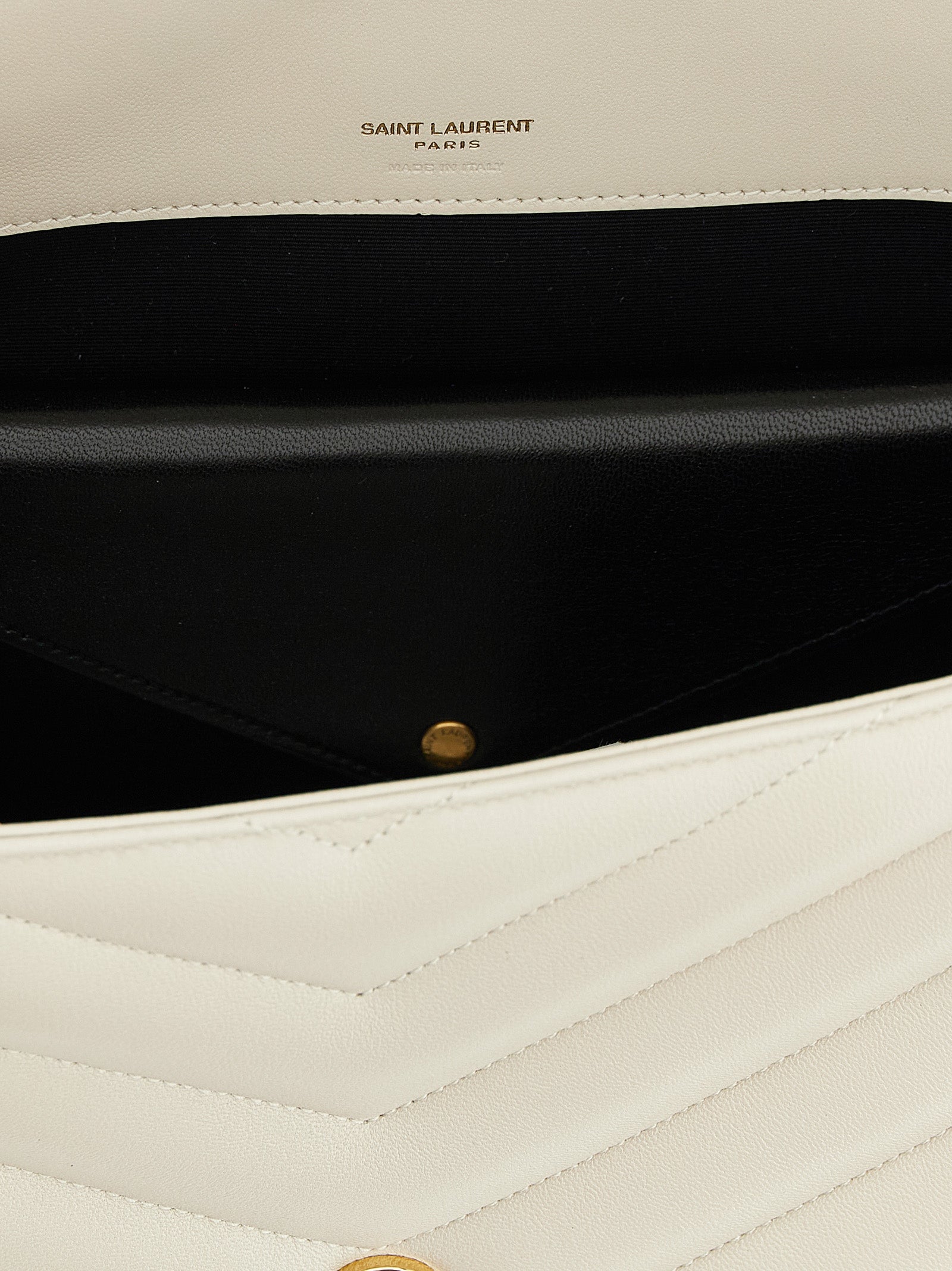 Saint Laurent Loulou Matelasse Chevron Schoudertas