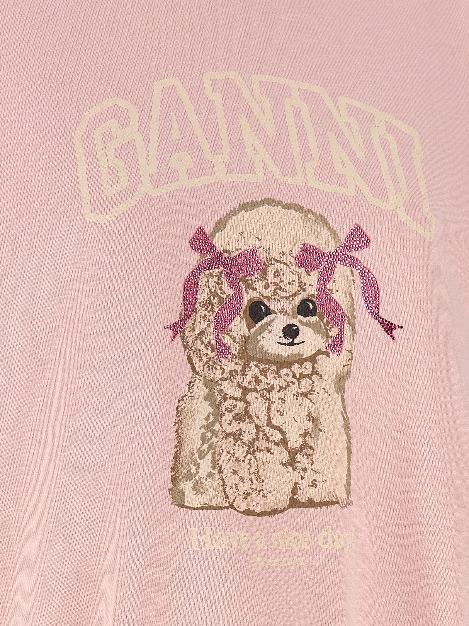 Ganni Crewneck Sweatshirt Moderne Editie Sweatshirt