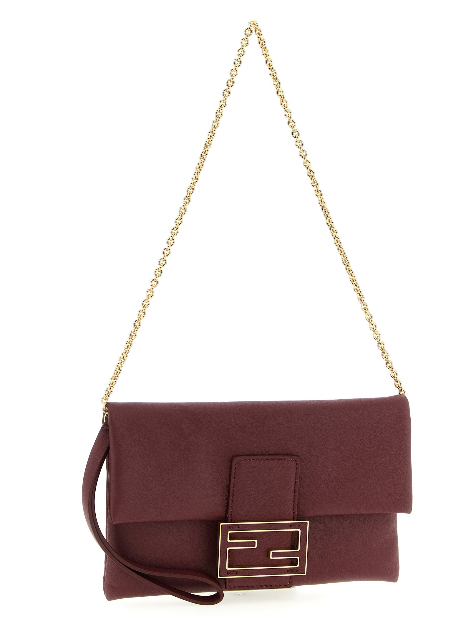 Fendi Mamma Baguette Clutch Bag