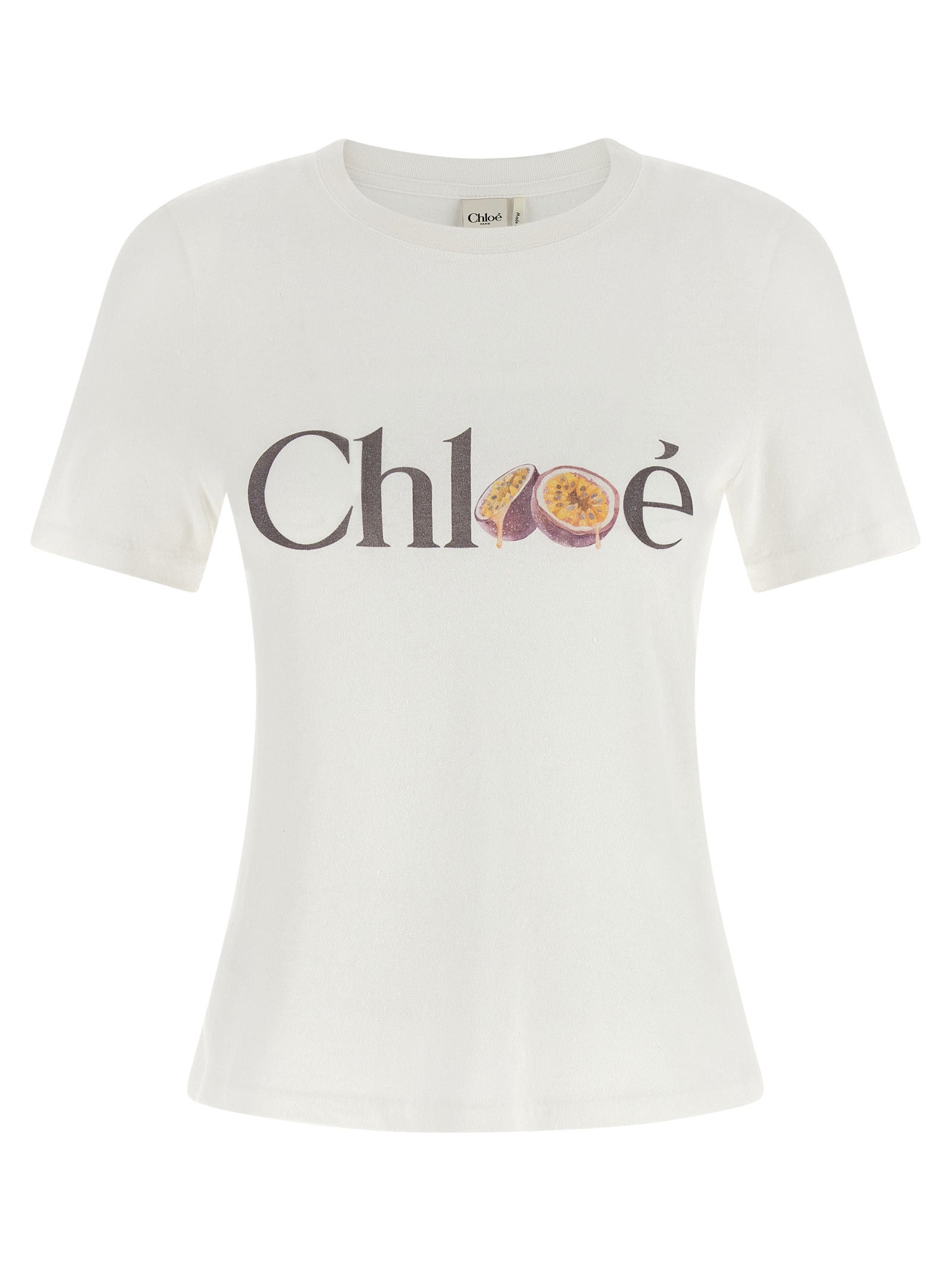 Chloé White Cotton T Shirt