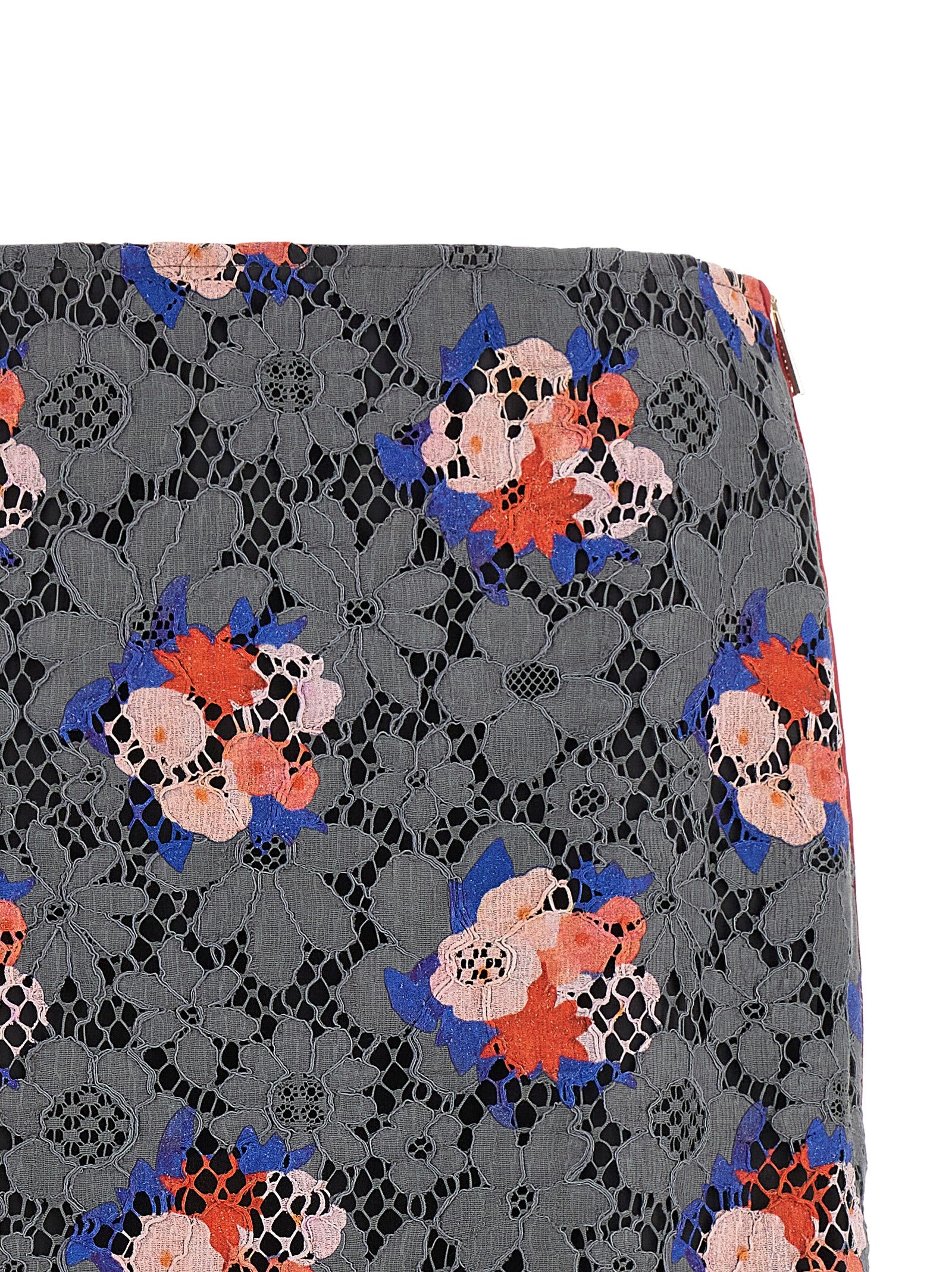 Fendi Bouquet Print Midi Skirt
