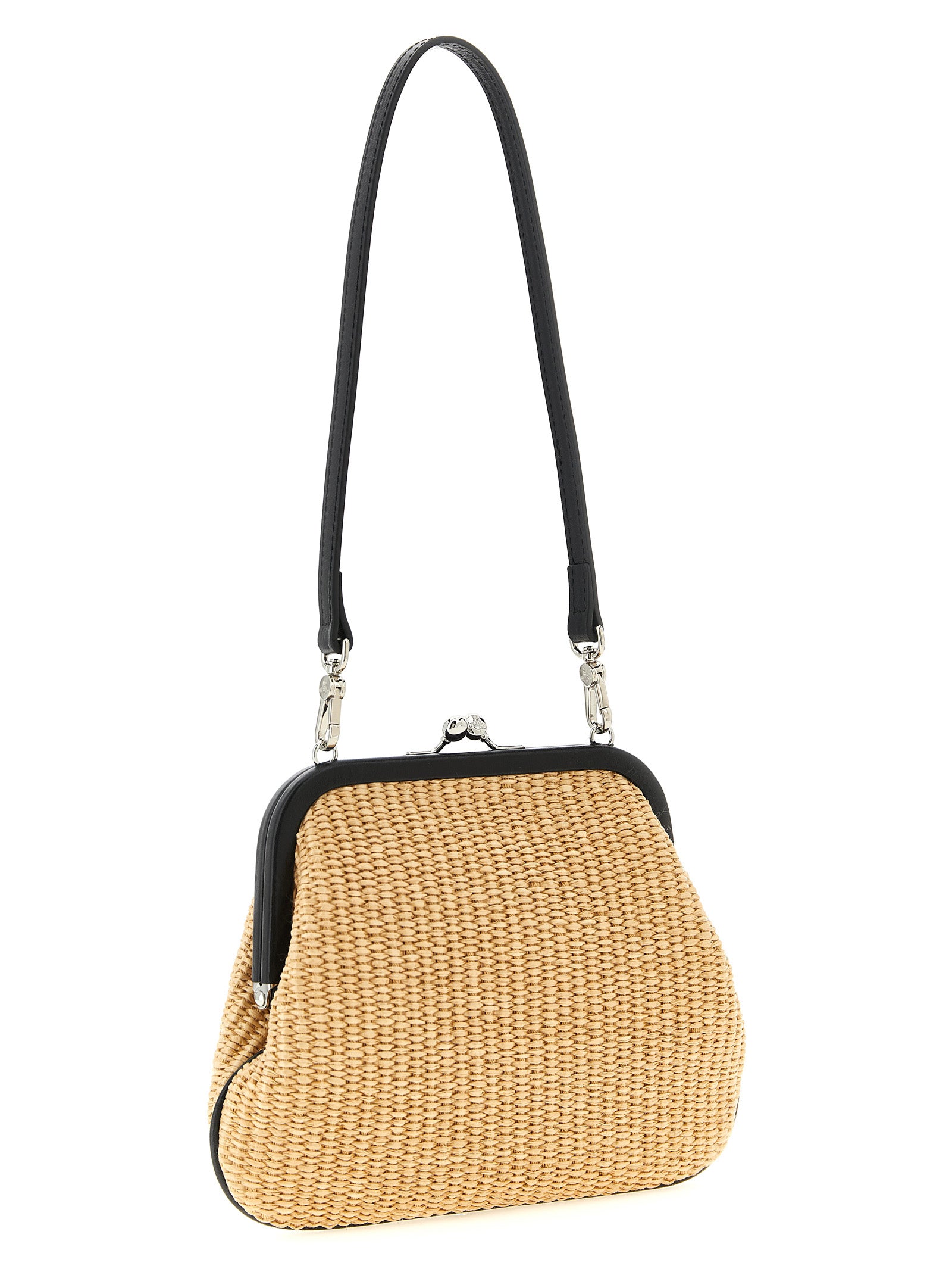 Vivienne Westwood Braided Raffia Clutch Bag