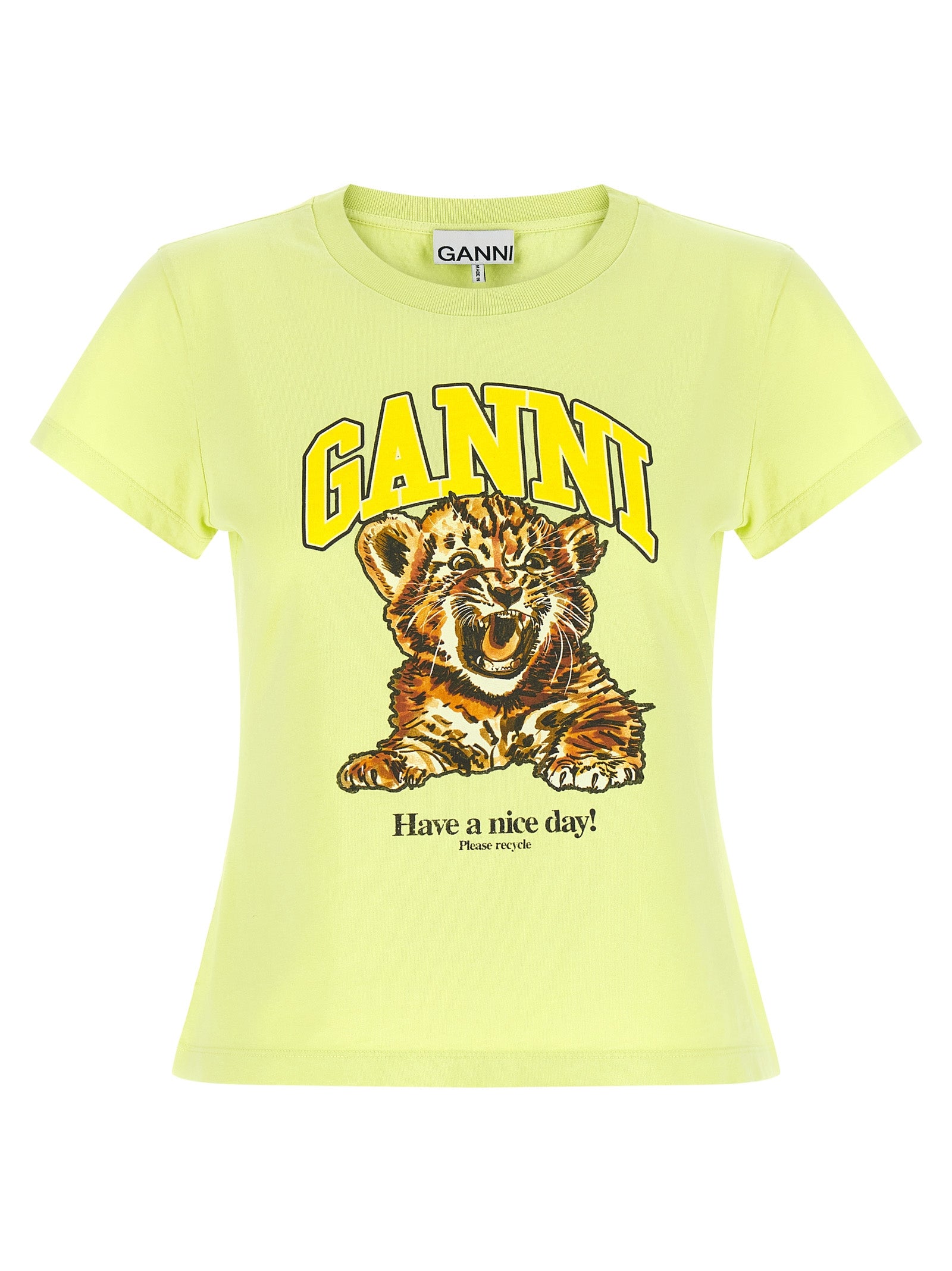 Ganni Unparalleled Extravagant Artistry Impression T-Shirt