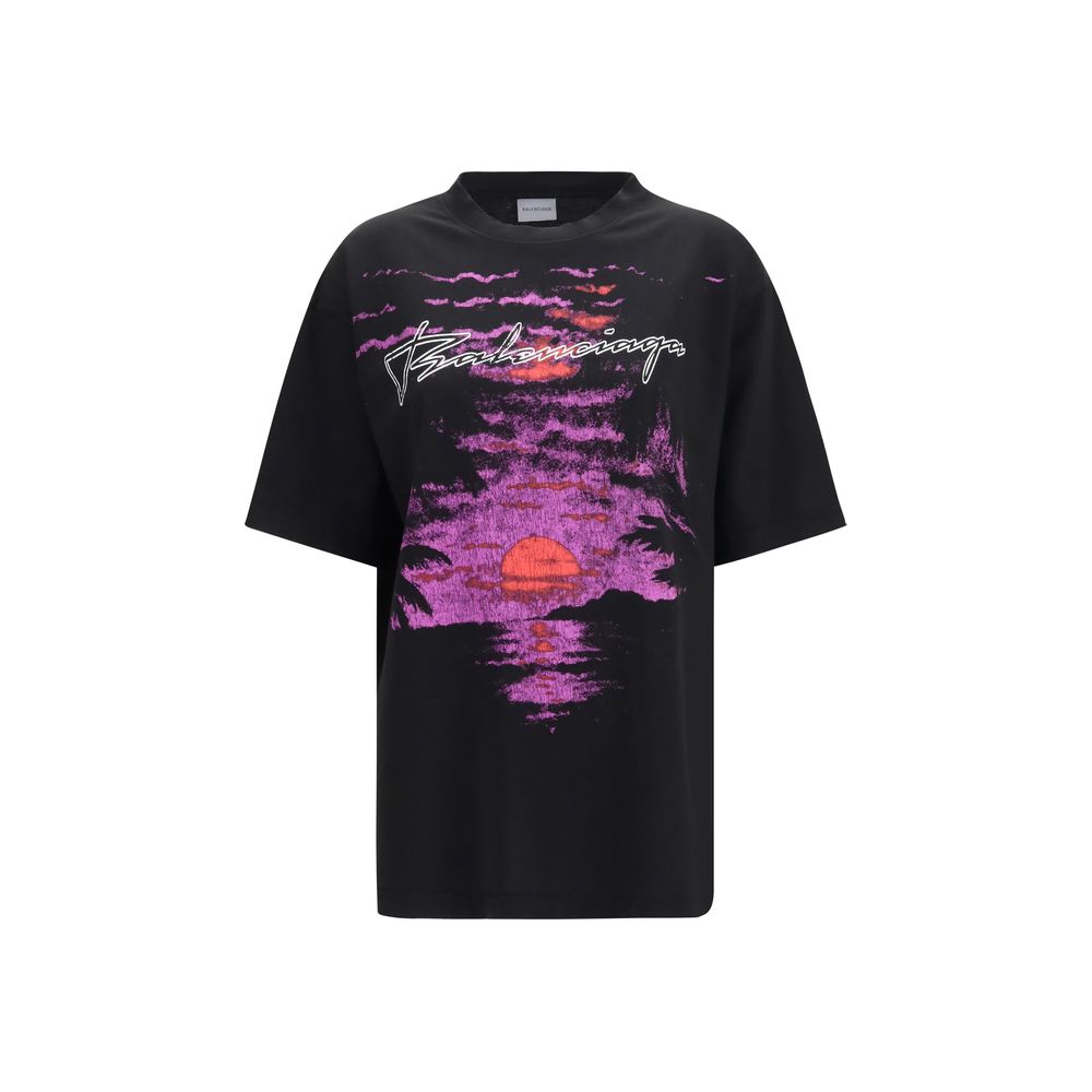 Balenciaga Monogram Print Graphic Studio