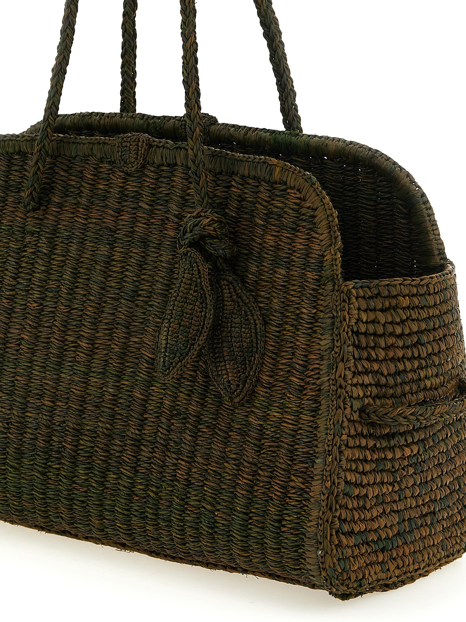 Jacquemus Le Turismo Raffia Tote Bag
