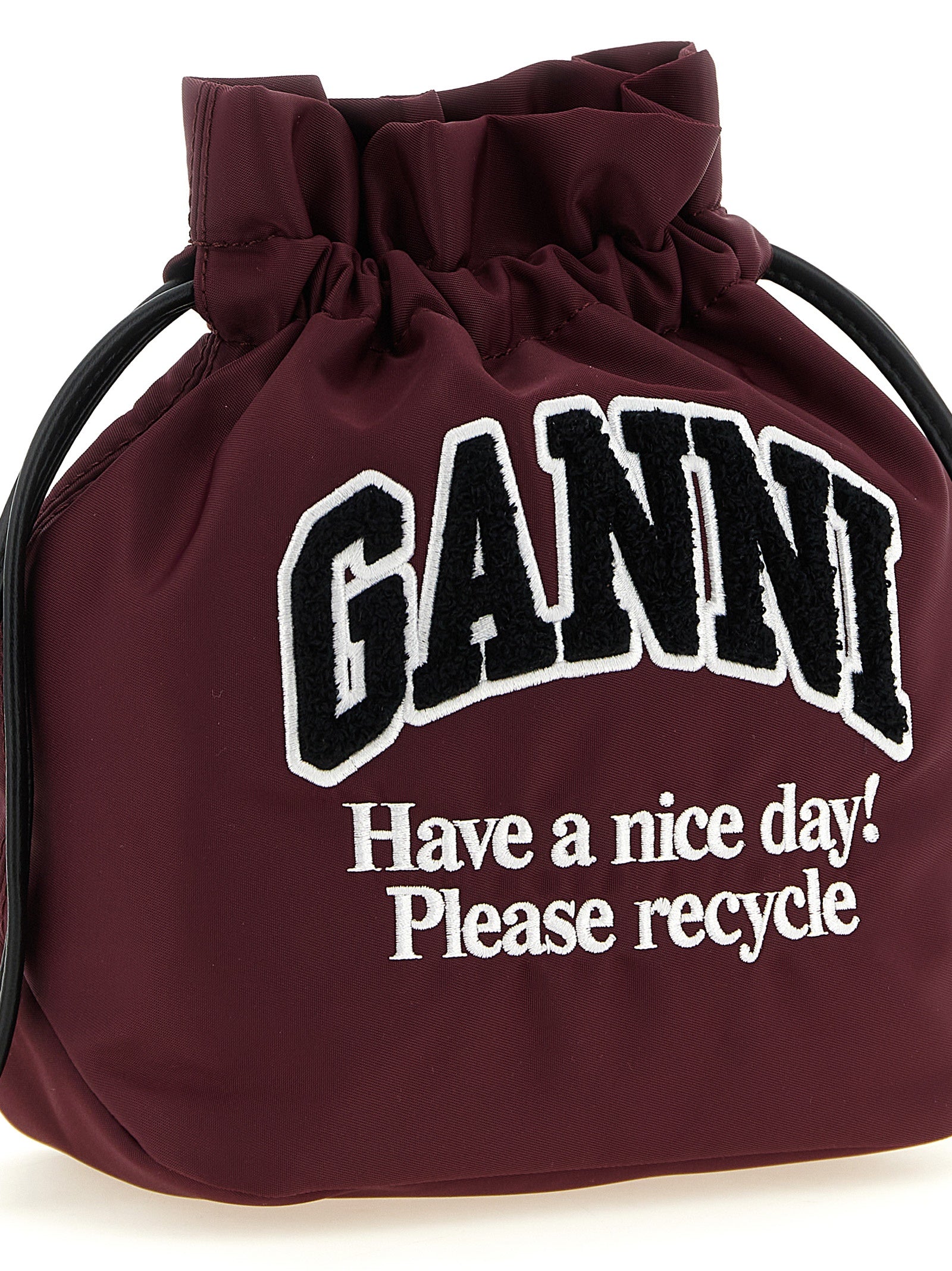 Ganni Logo Pouch Clutch