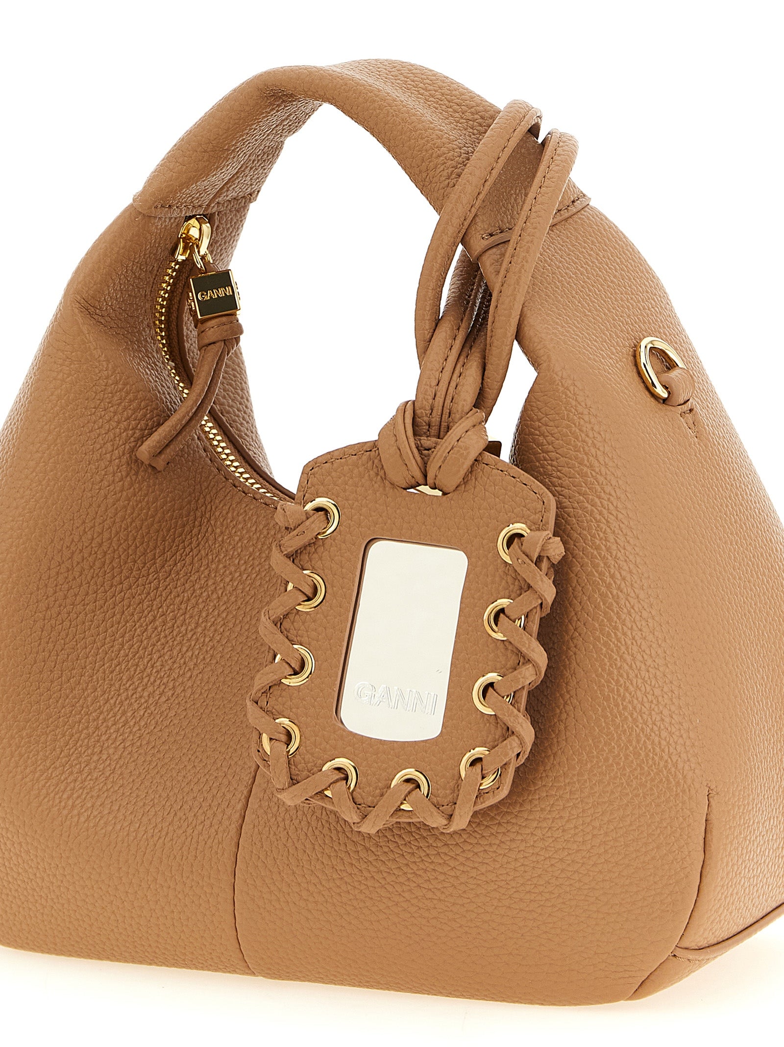 Ganni Mini Hobo Crossbody Bag