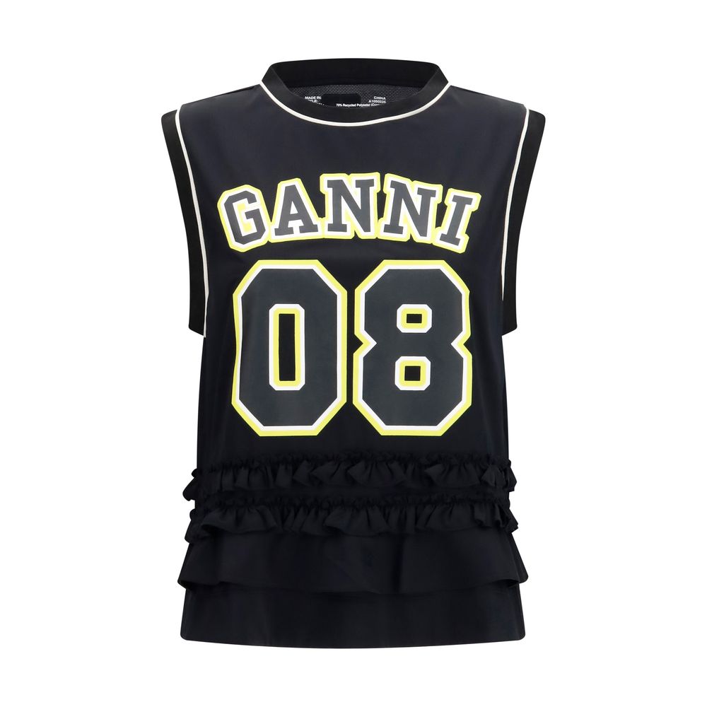 Ganni Cycora Oversized Tank Top