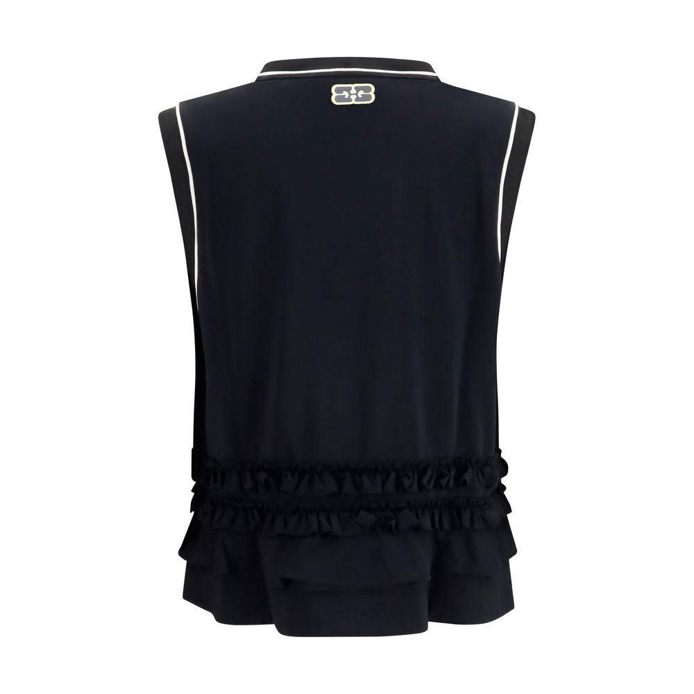 Ganni Cycora Oversized Tank Top