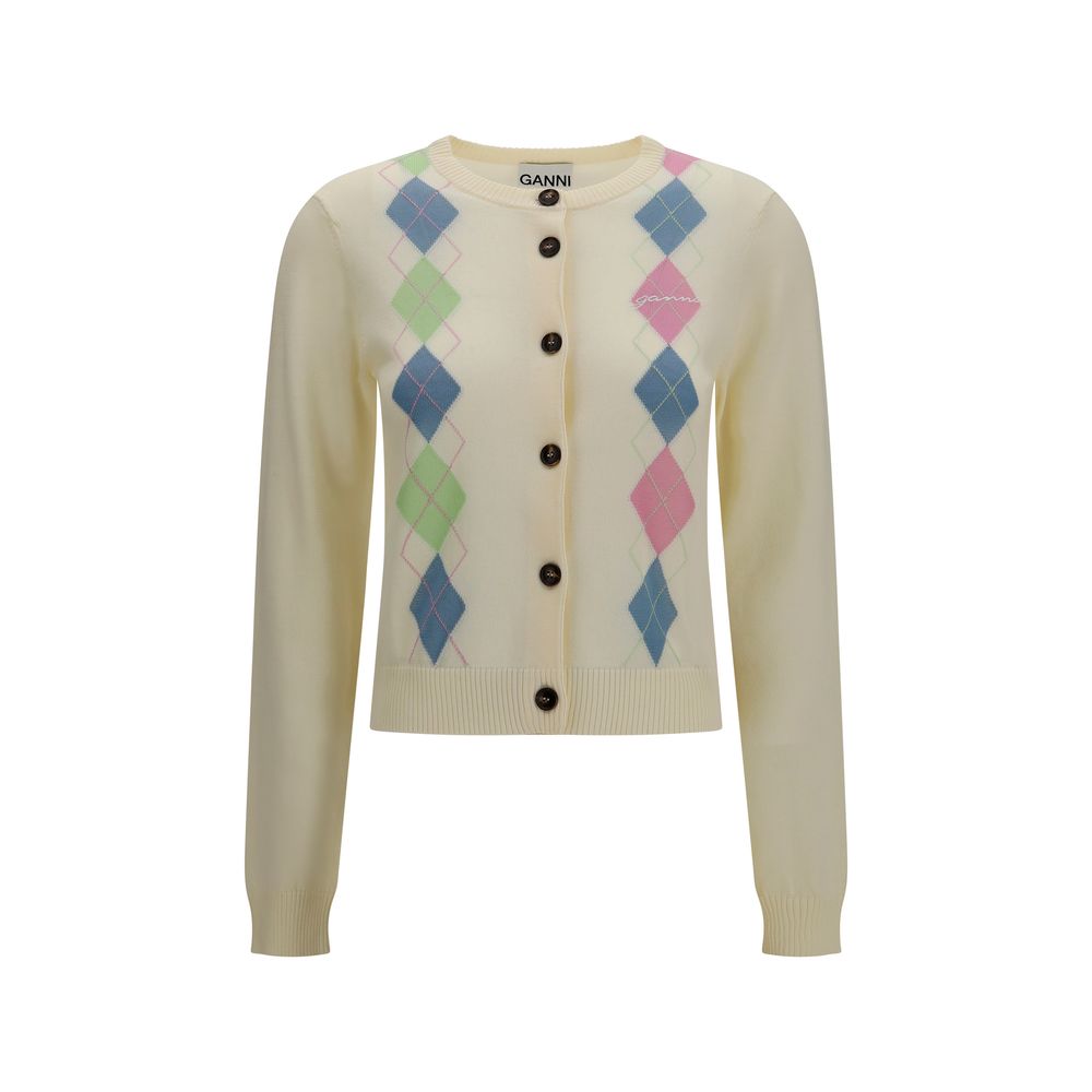 Ganni Diamond Cardigan