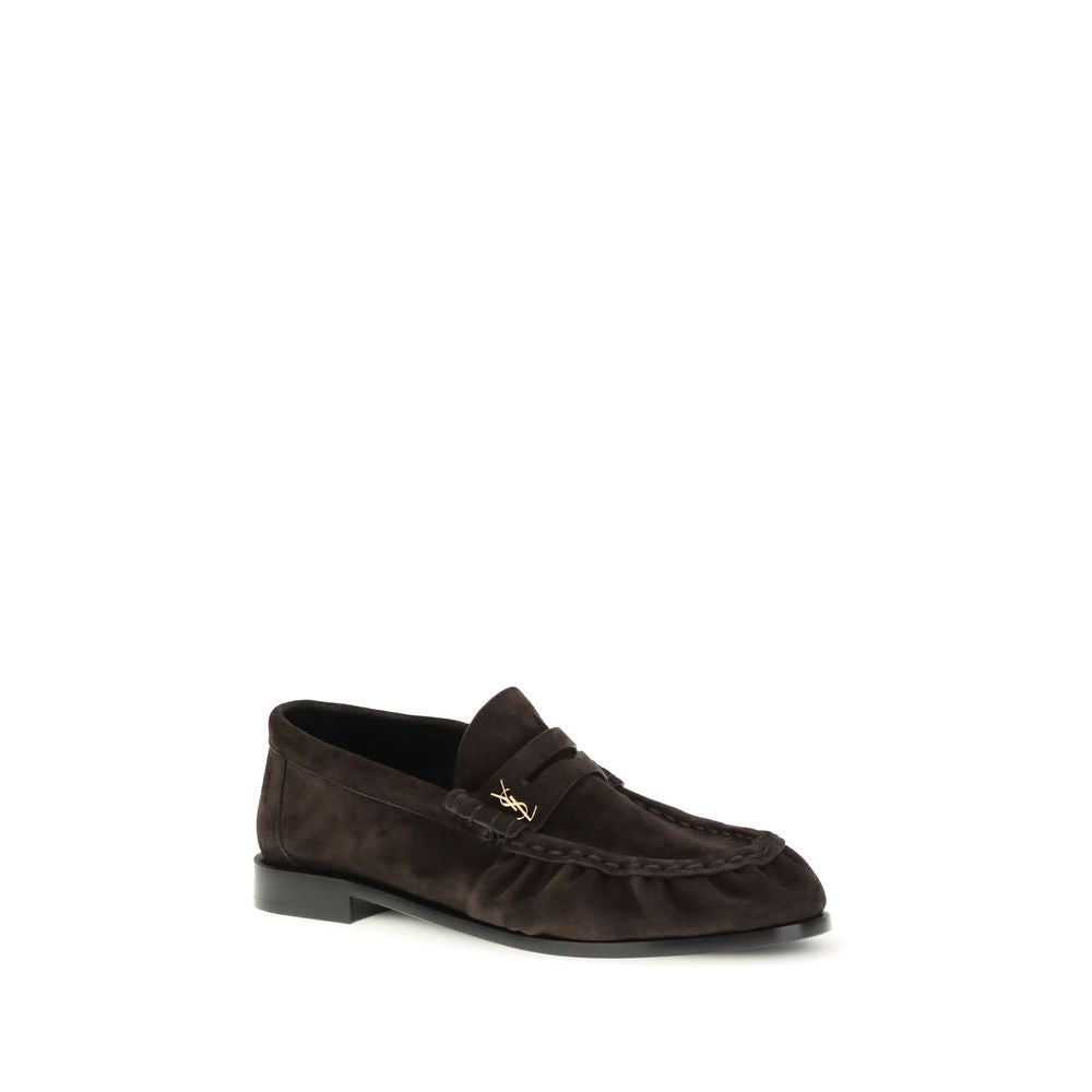 Saint Laurent Bos Taurus Slip-On Loafers