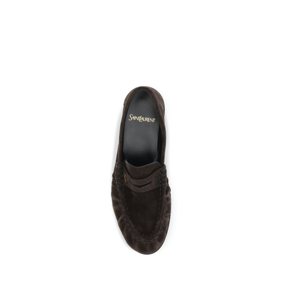 Saint Laurent Bos Taurus Slip-On Loafers