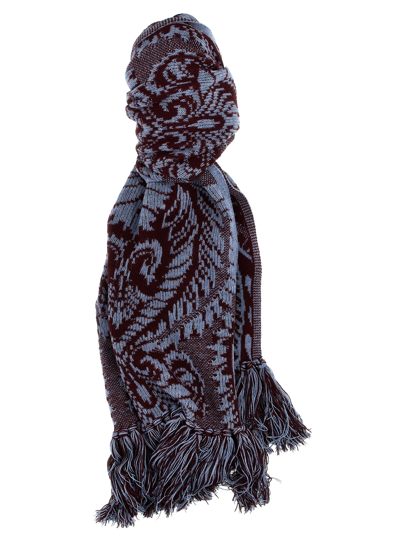 Etro Barocco Jacquard Wool Scarf