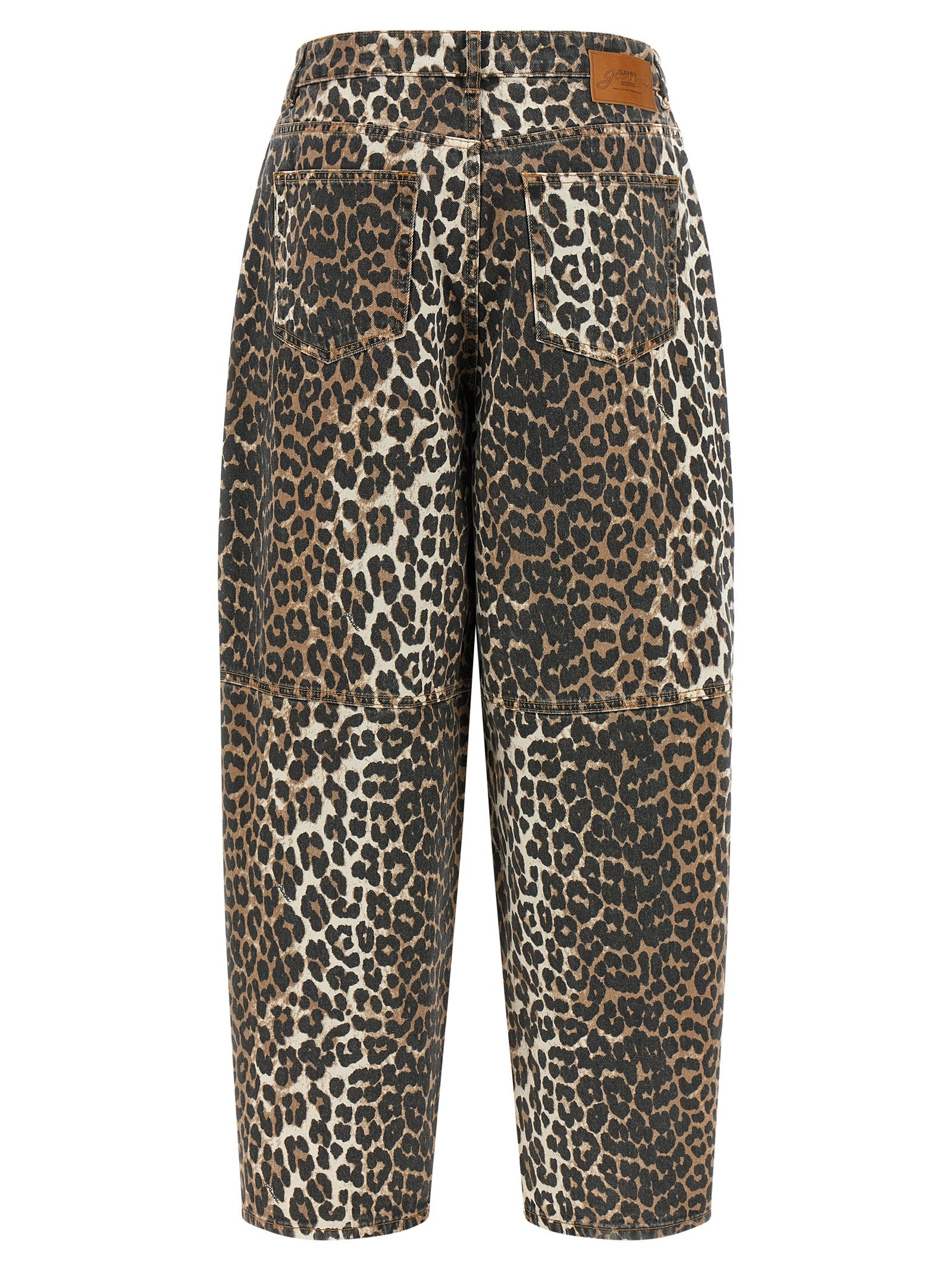 Ganni Stary Cropped High Waisted Jeans