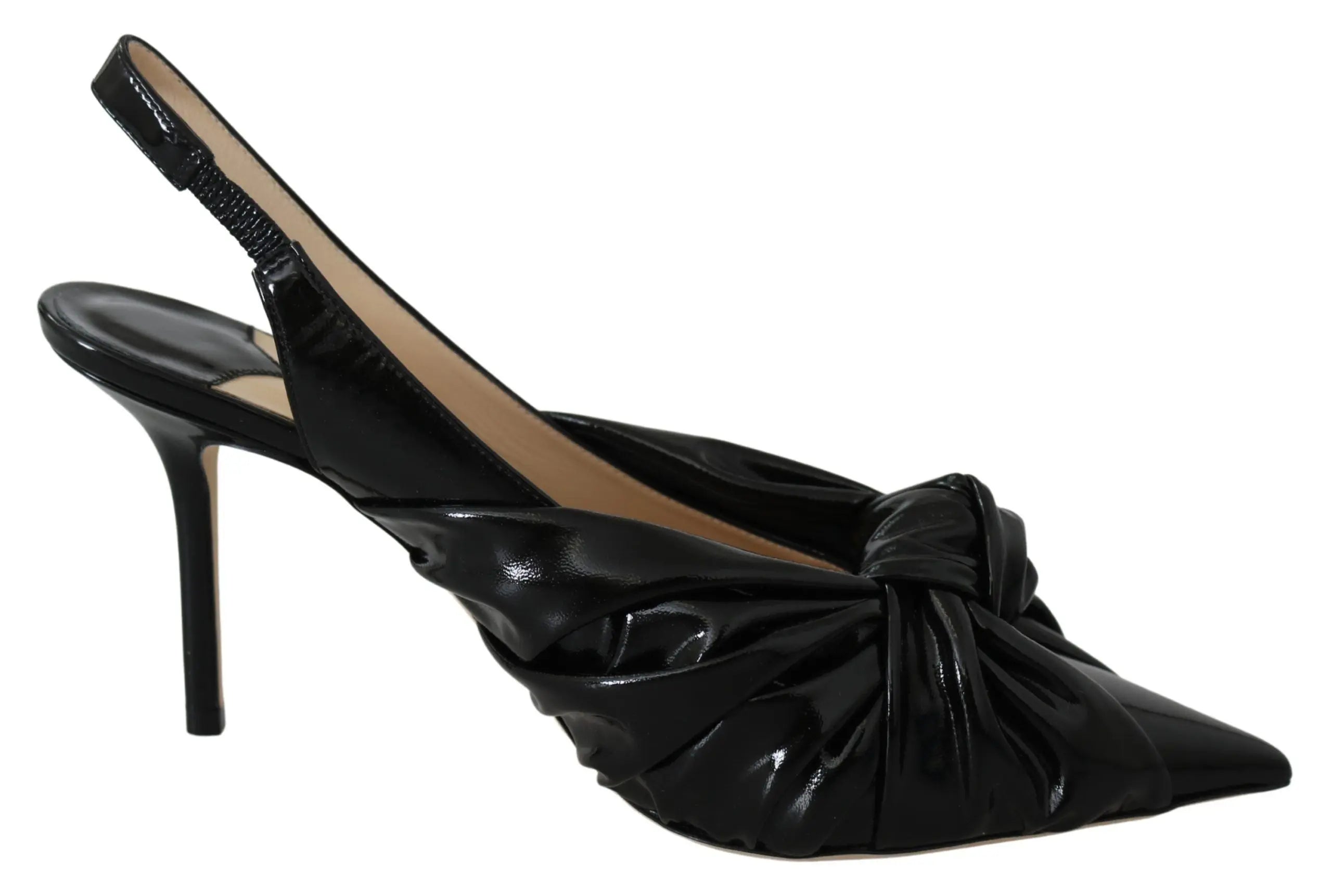 Jimmy Choo Annabell 85 Black Patent Leather Pumps Jimmy Choo