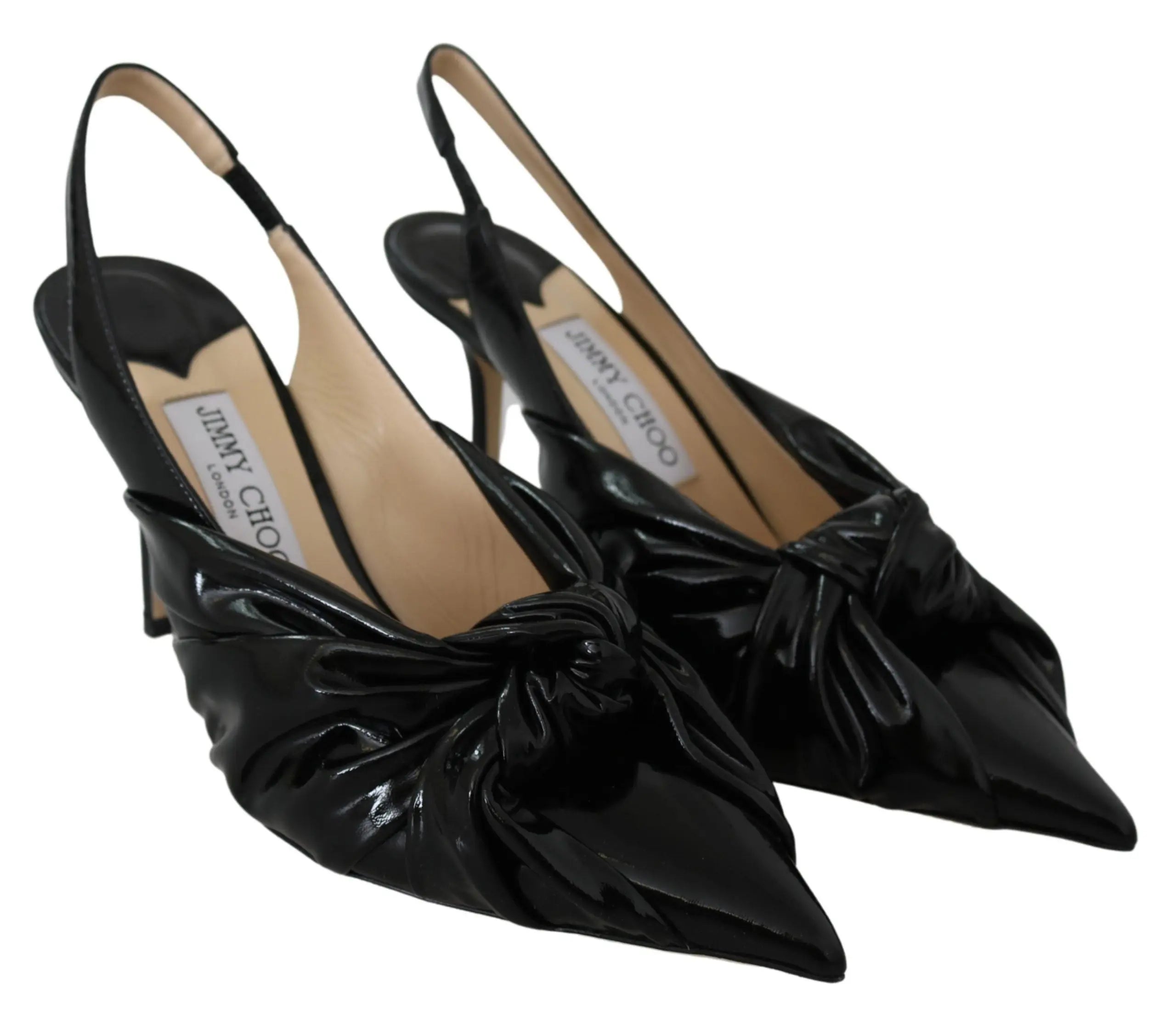 Jimmy Choo Annabell 85 Black Patent Leather Pumps Jimmy Choo