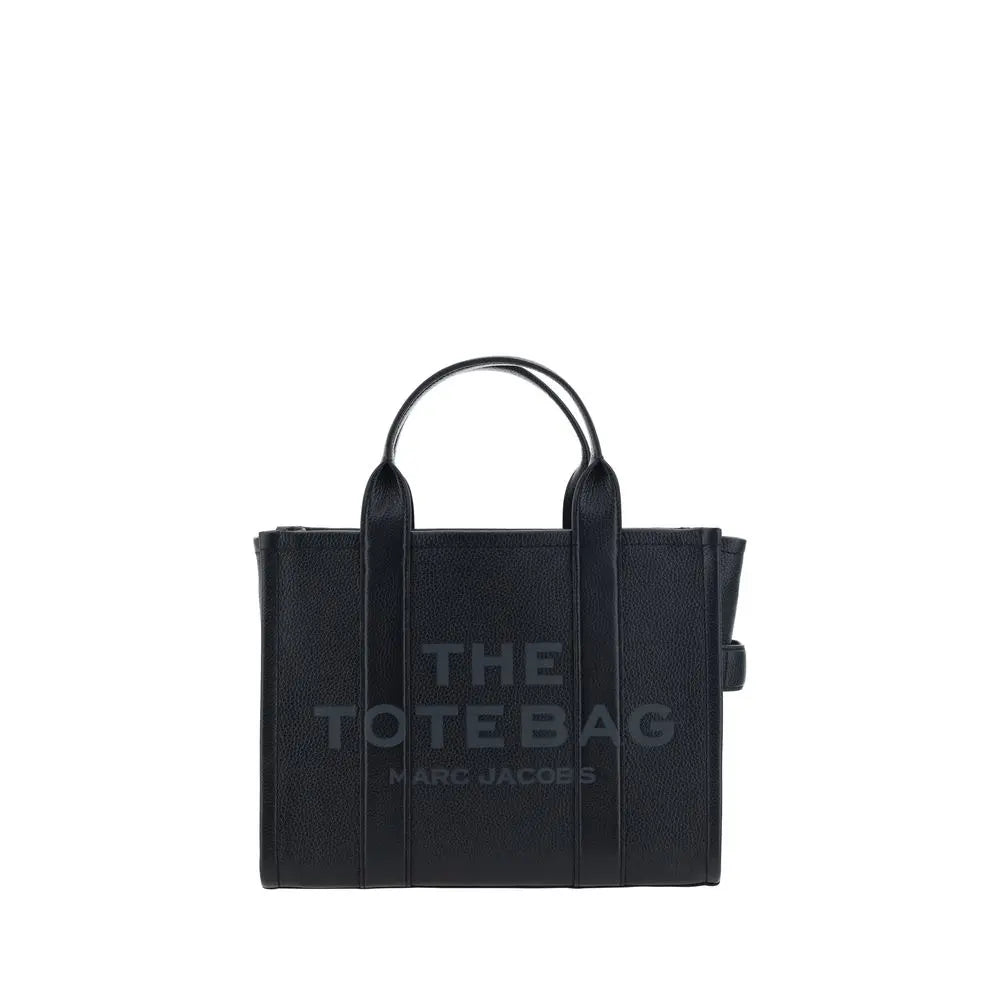 Marc Jacobs The Medium Leather Tote – Black Calf Leather Marc Jacobs