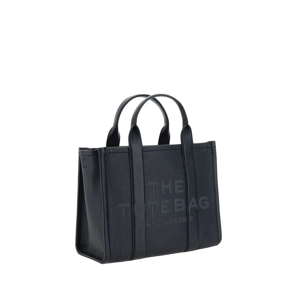 Marc Jacobs The Medium Leather Tote – Black Calf Leather Marc Jacobs