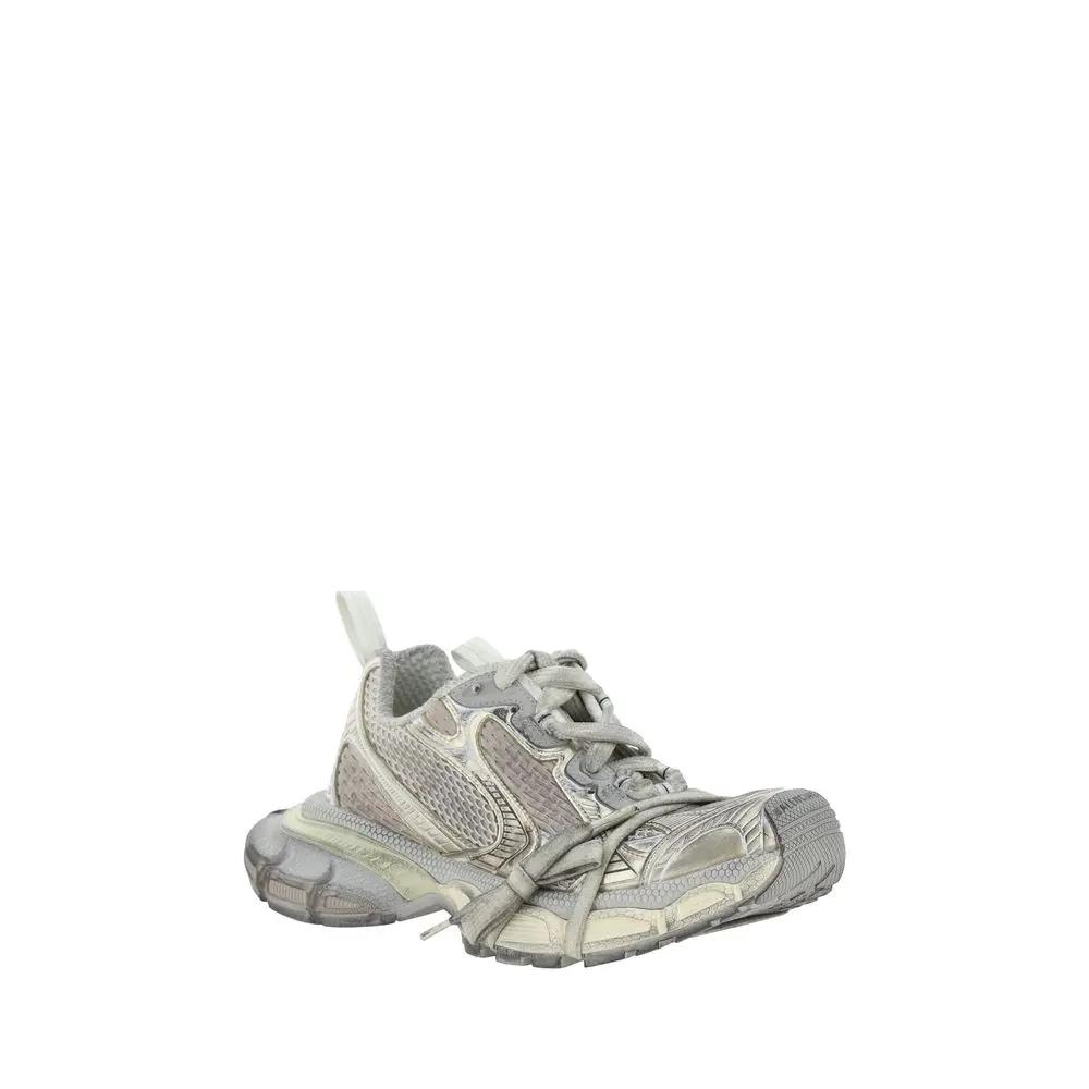 Balenciaga 3XL Grey Mesh & Nylon Chunky Sneakers Balenciaga