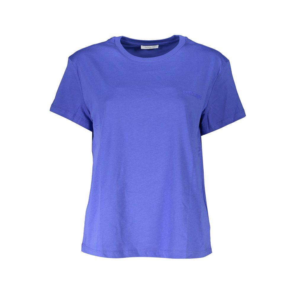 Patrizia Pepe Blue Cotton Women T-Shirt Patrizia Pepe