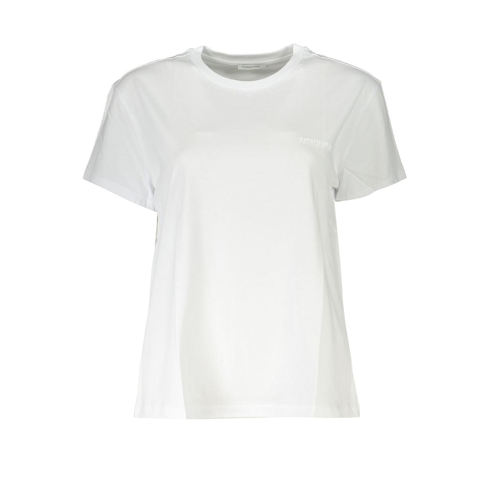 Patrizia Pepe White Cotton Women T-Shirt Patrizia Pepe