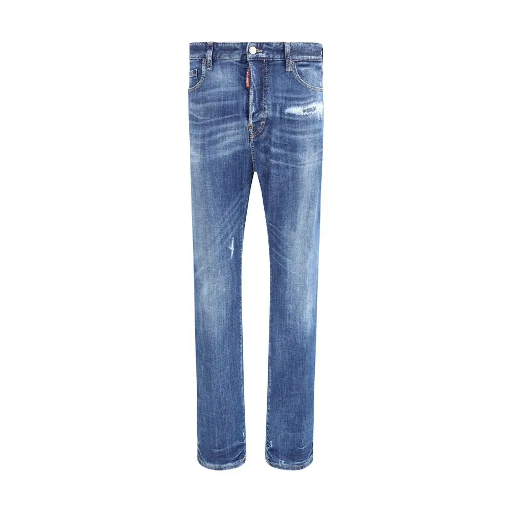 Dsquared² Blue Cotton Skinny Jeans Dsquared²