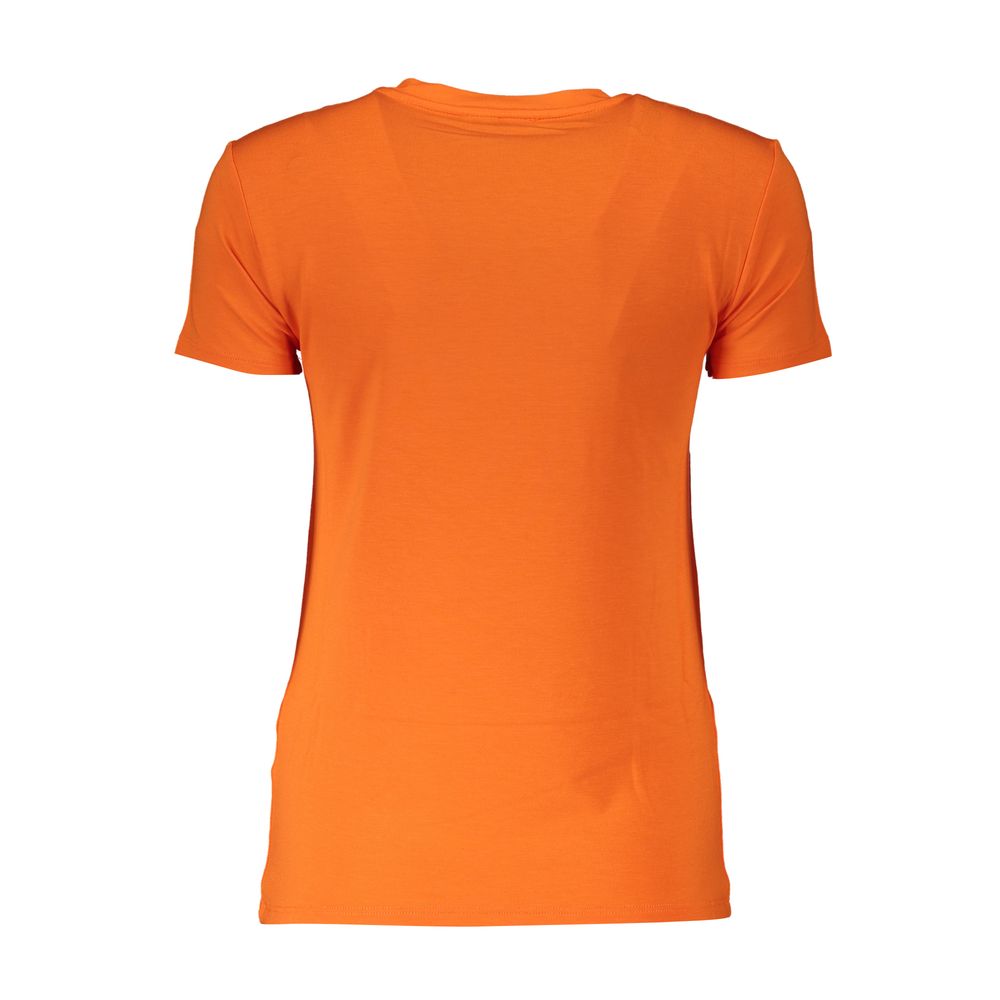 Patrizia Pepe Orange Elastane Women Top Patrizia Pepe