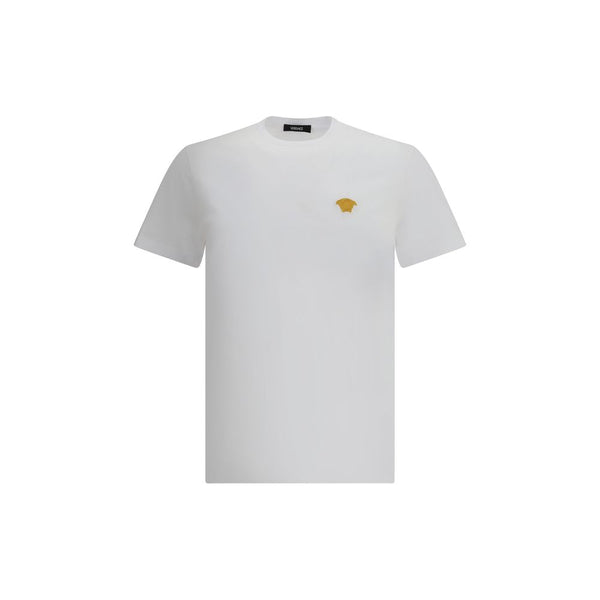 Versace White Cotton T-Shirt Versace