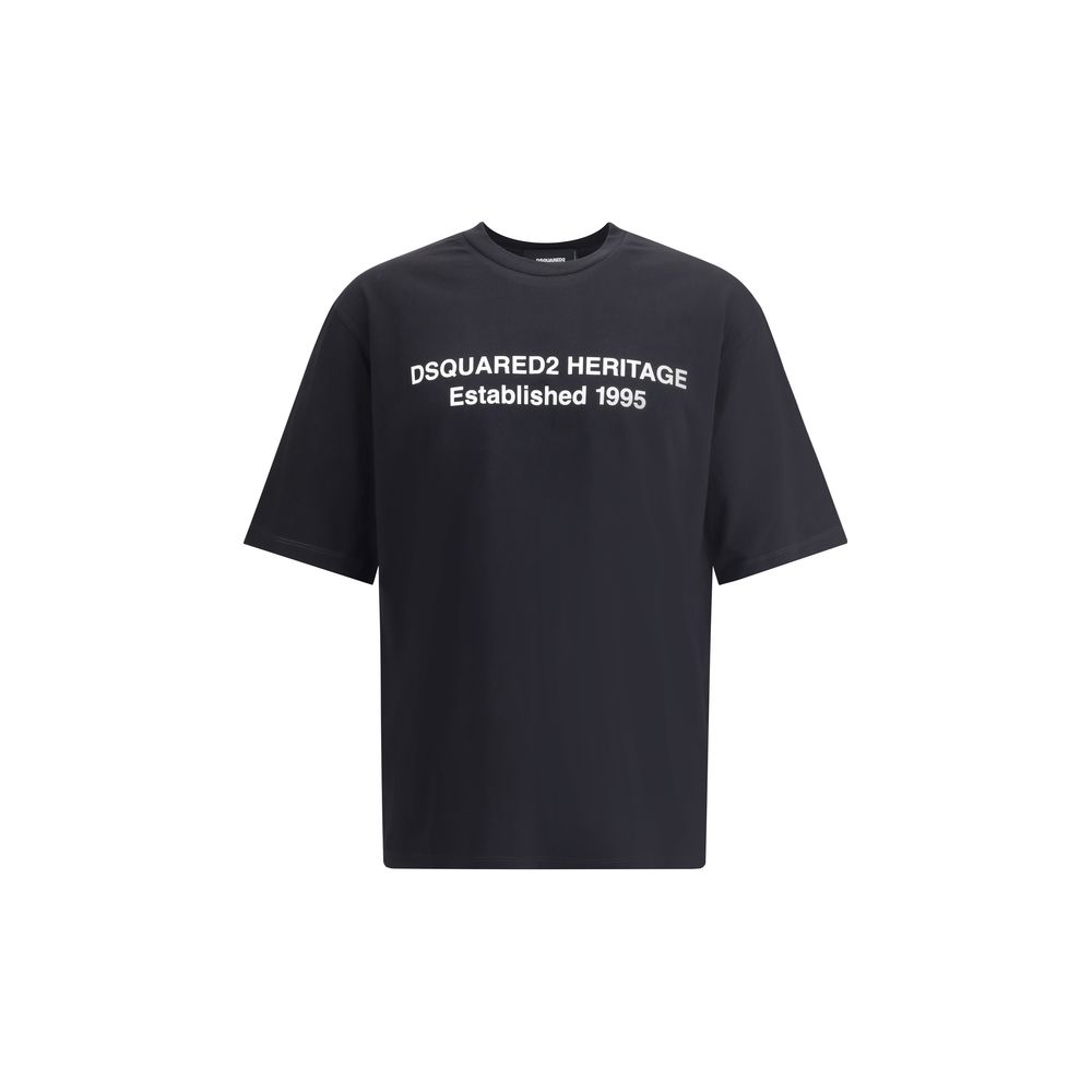 Dsquared² Black Cotton T-Shirt Dsquared²