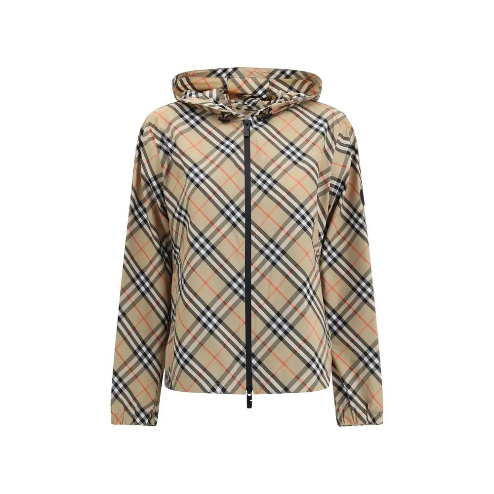 Burberry Archivio Check Waterproof Jacket – Beige Burberry