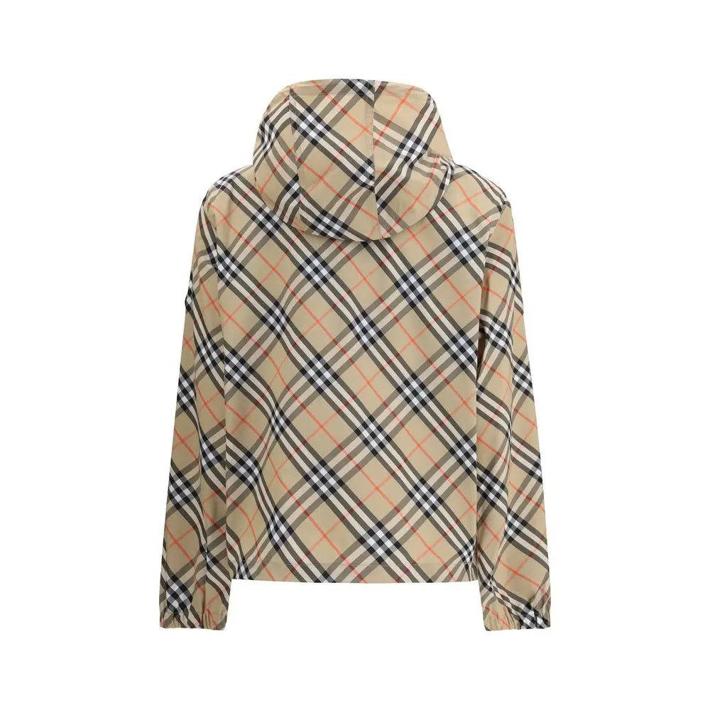 Burberry Archivio Check Waterproof Jacket – Beige Burberry